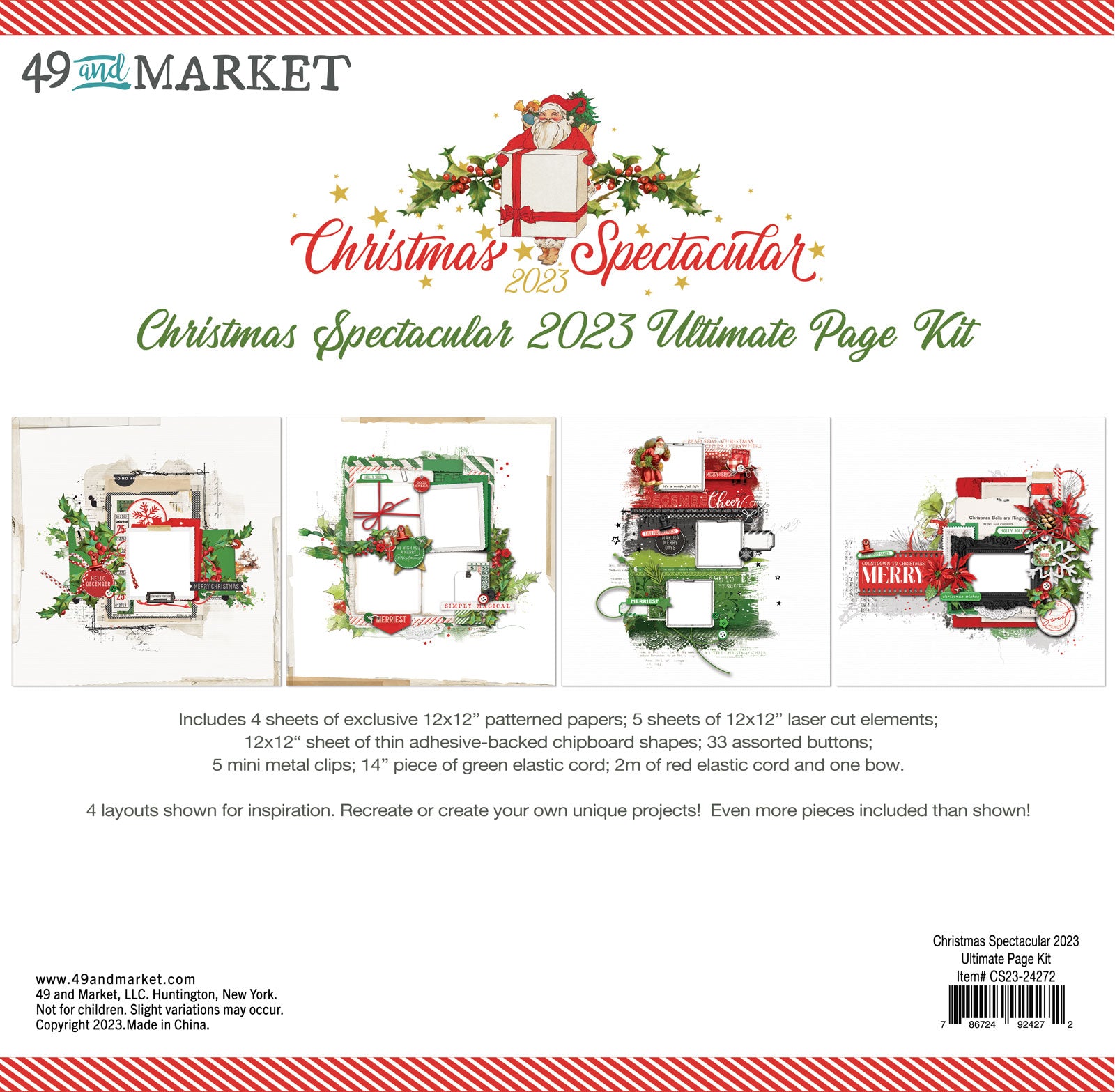 49 and Market Chipboard Set-Christmas Spectacular 2023