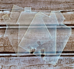 Houses Acrylic Dividers 3pk