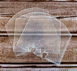 Rounded Acrylic Dividers 3pk