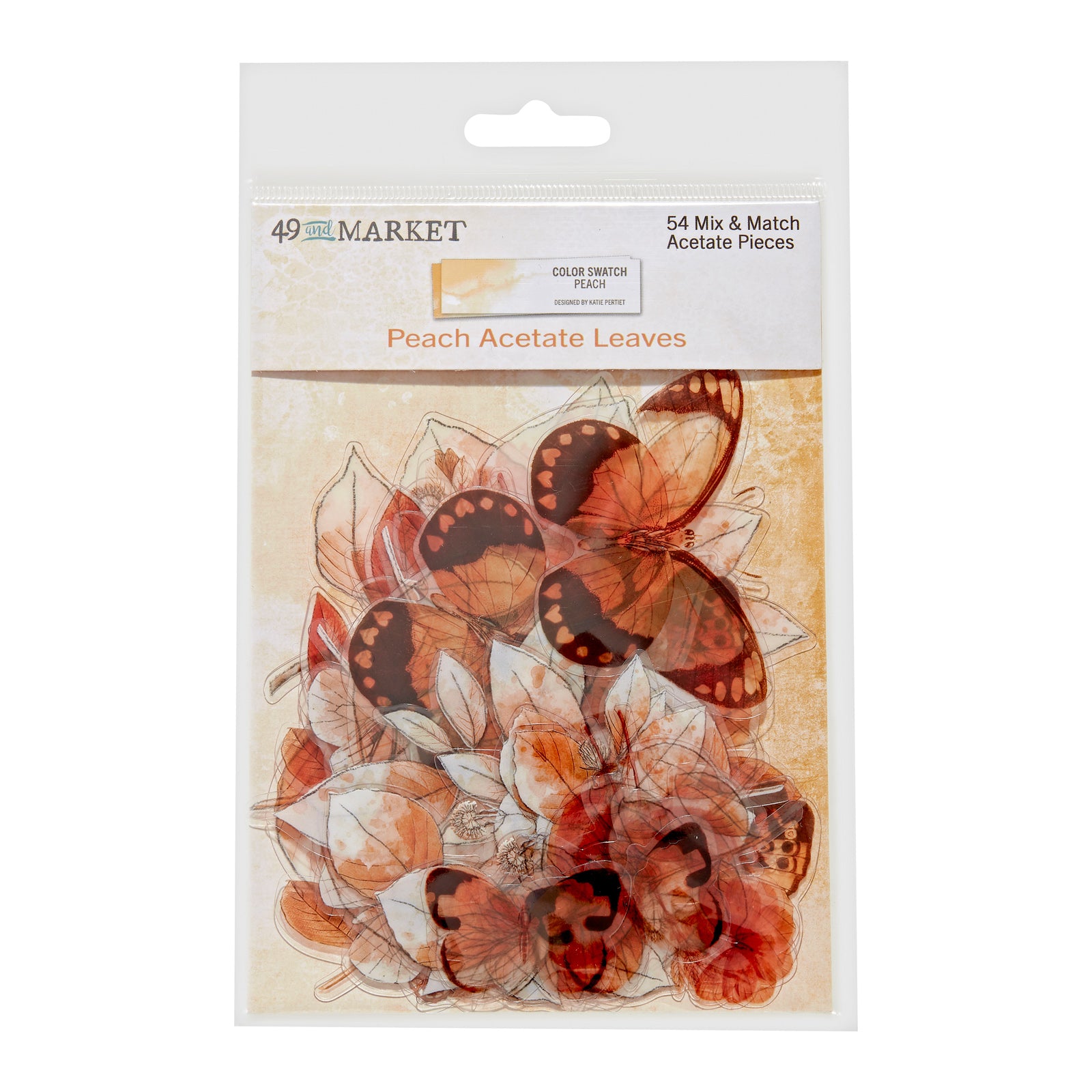 Color Swatch Peach Collection - Acetate Leaves