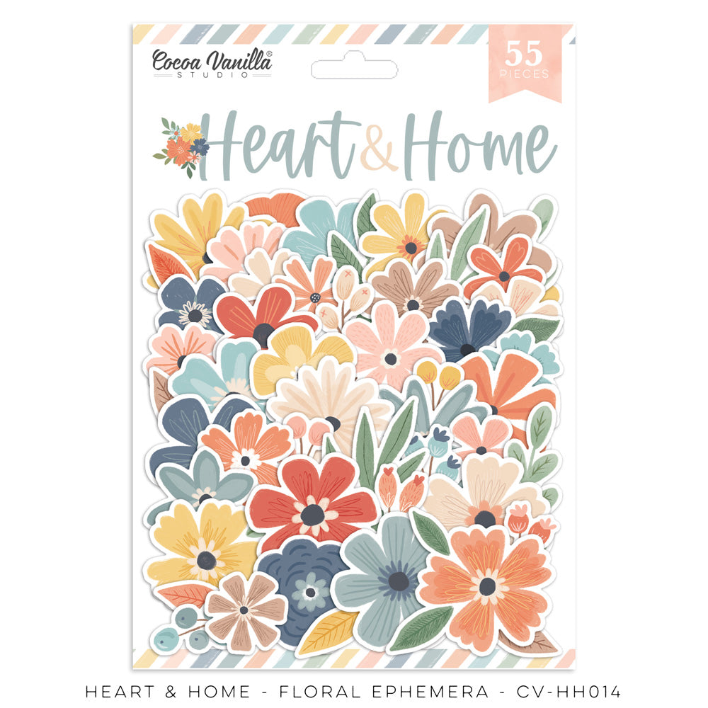 Heart & Home Puffy Stickers - Cocoa Vanilla Studio - Heart & Home