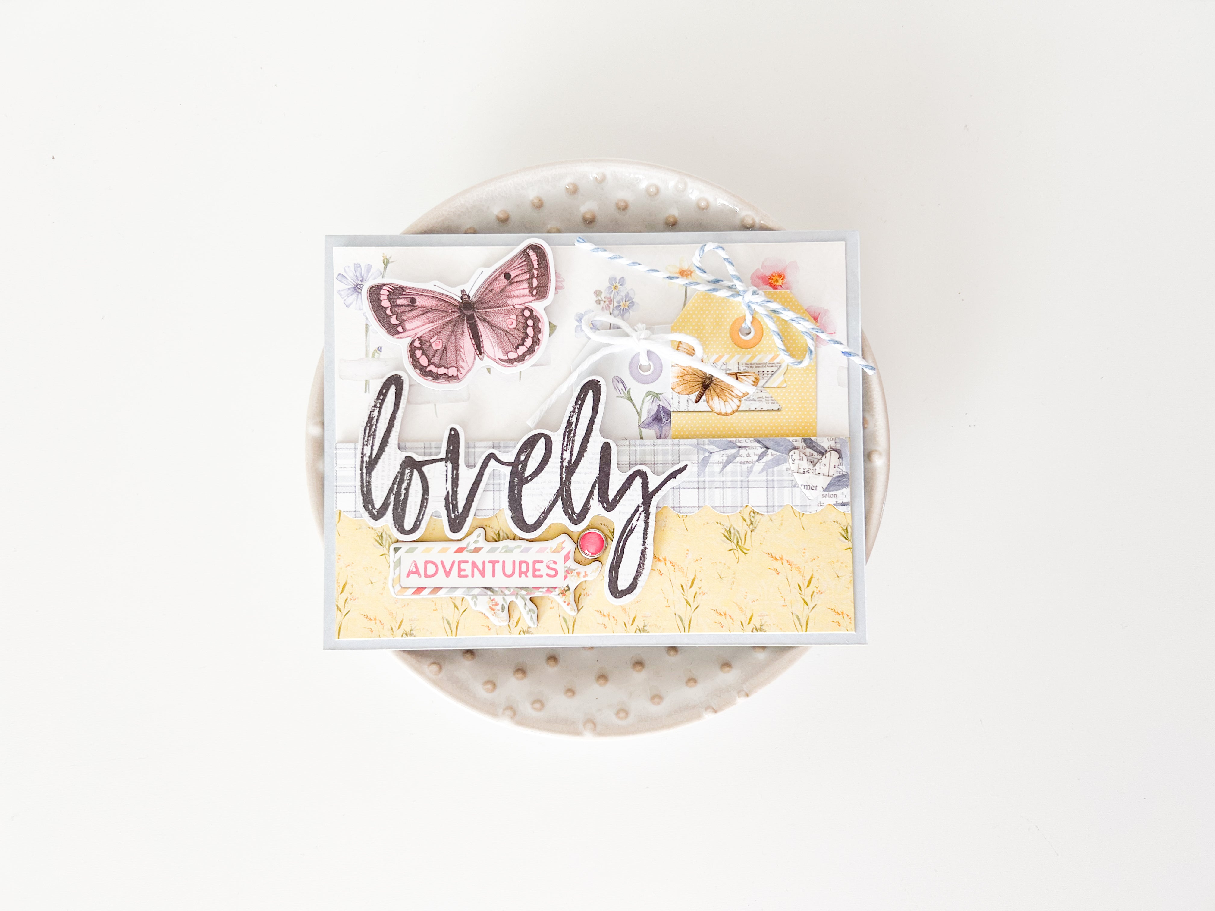 Simple Vintage Meadow Flowers Card Kit