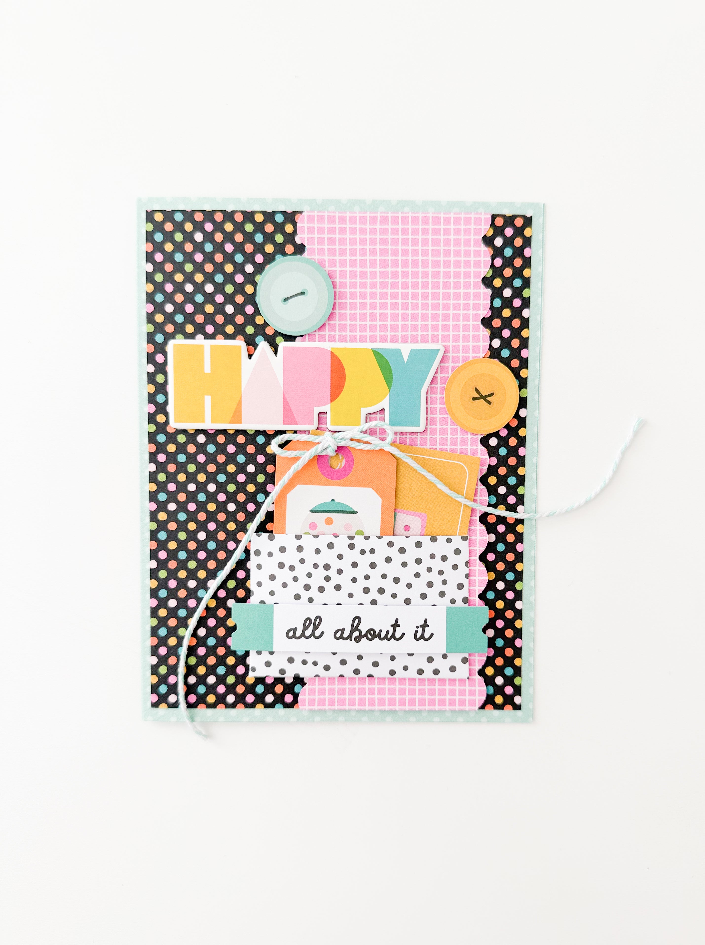 SIMPLE STORIES COLOR ME HAPPY CARD KIT **Pre-Order**