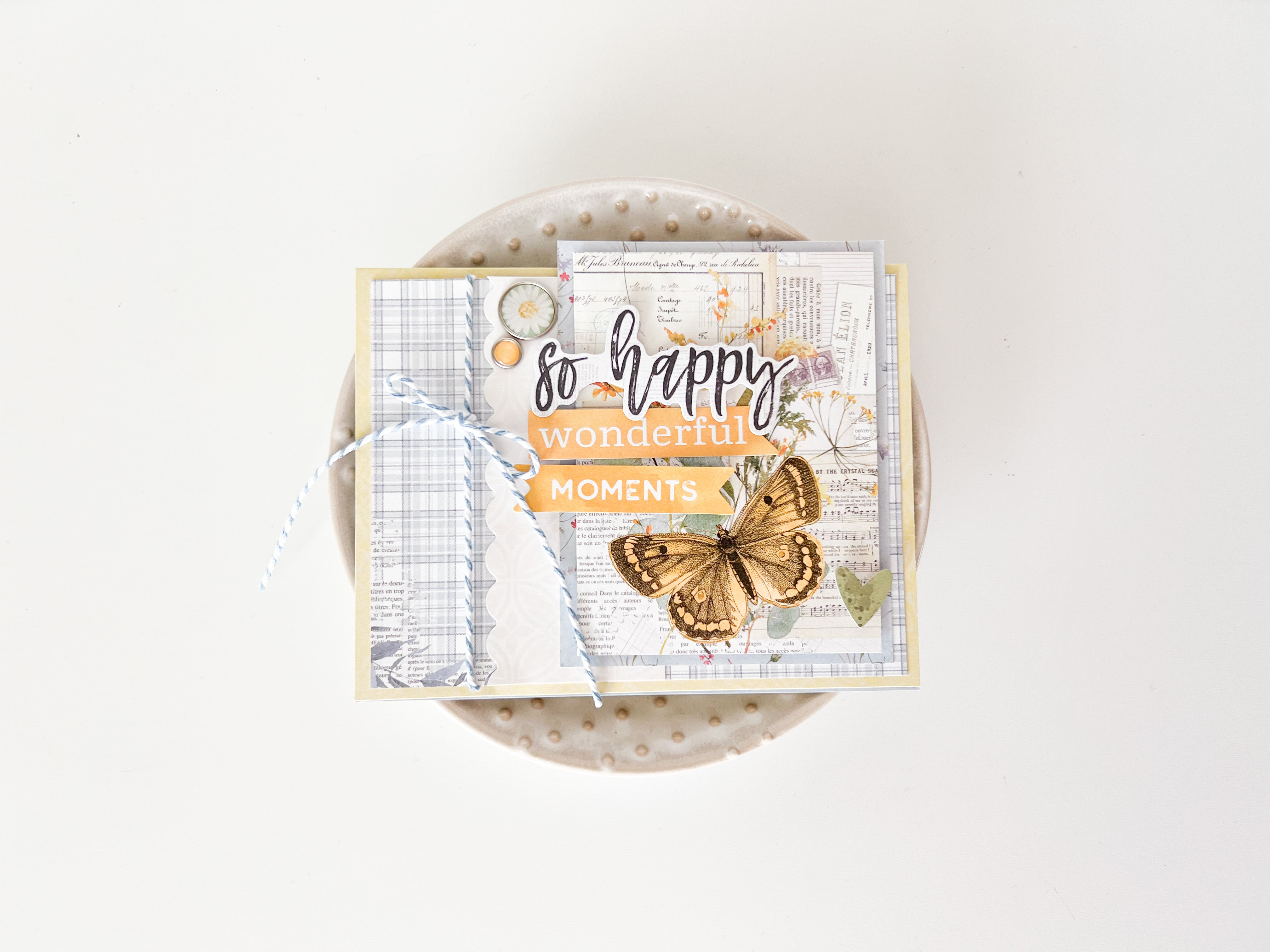 Simple Vintage Meadow Flowers Card Kit