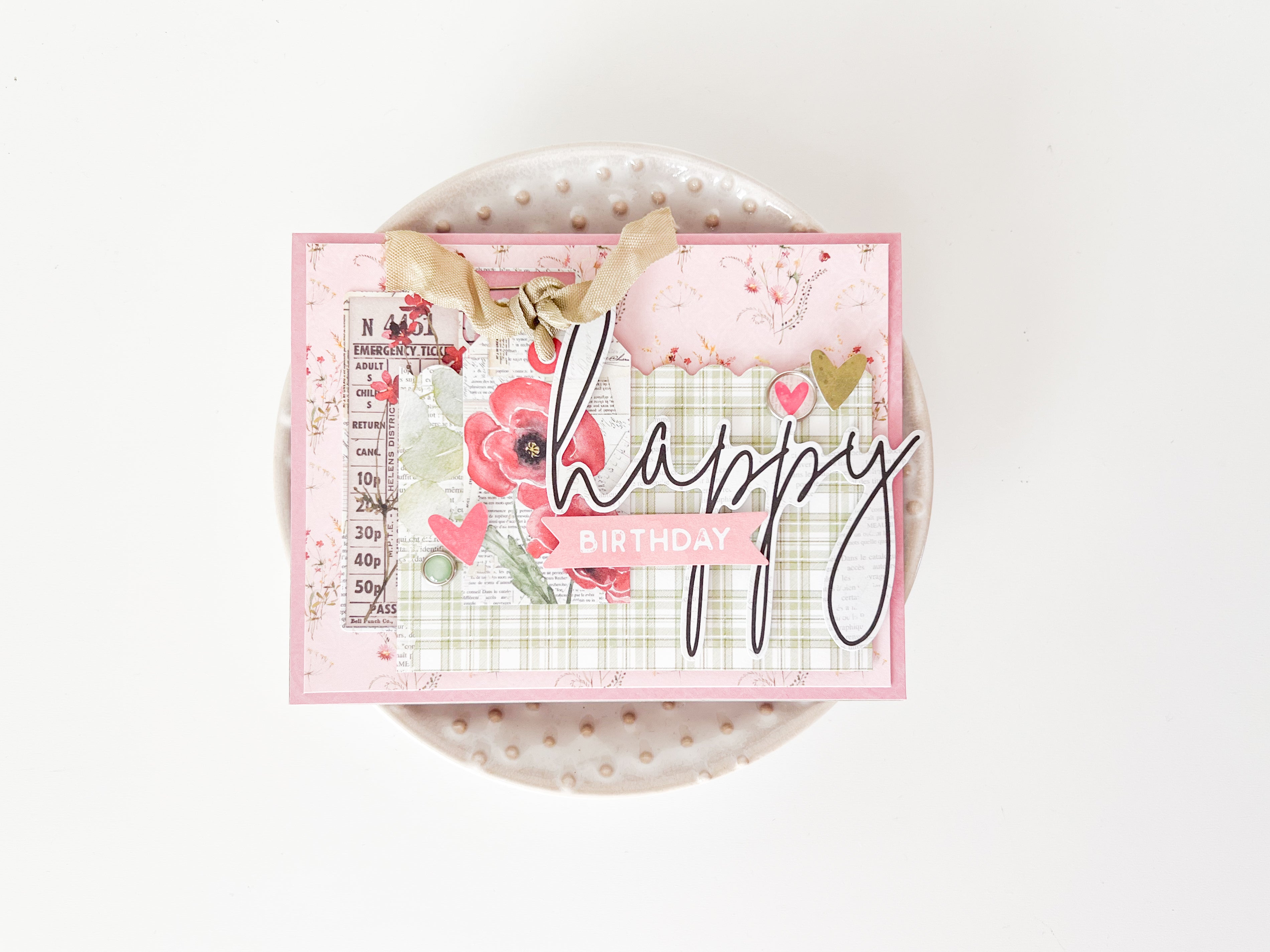 Simple Vintage Meadow Flowers Card Kit