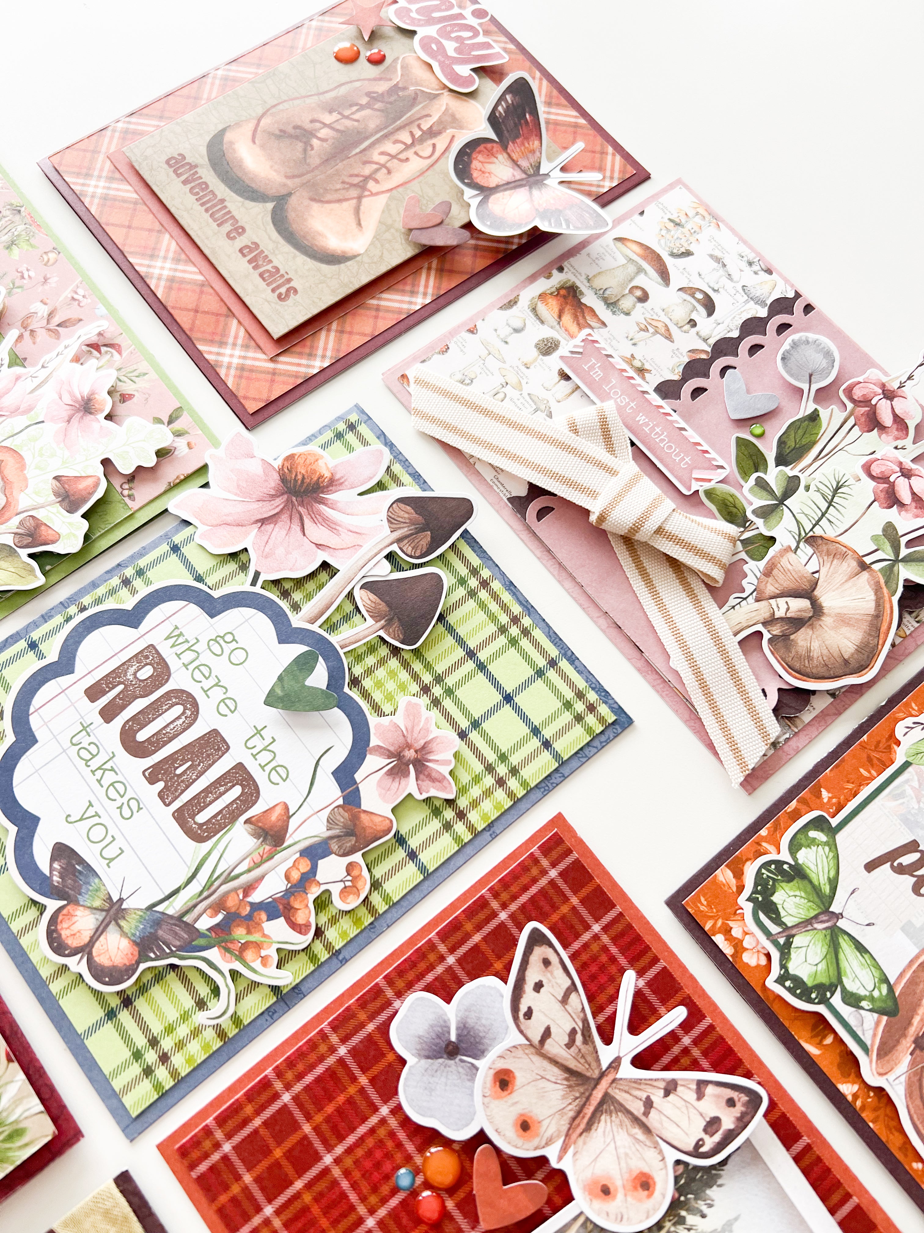 Simple Vintage Woodlands Card Kit Shopping late April