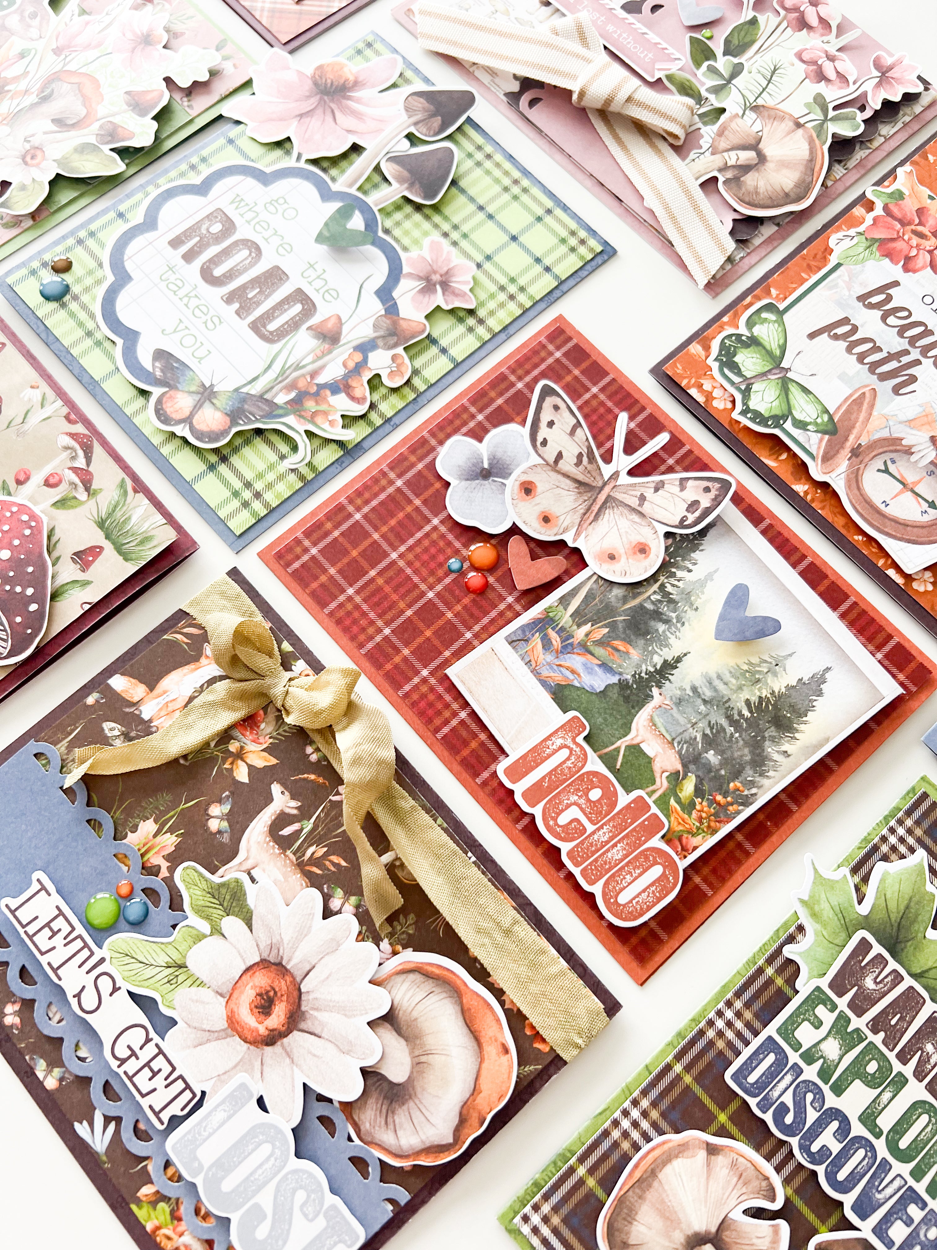 Simple Vintage Woodlands Card Kit Shopping late April