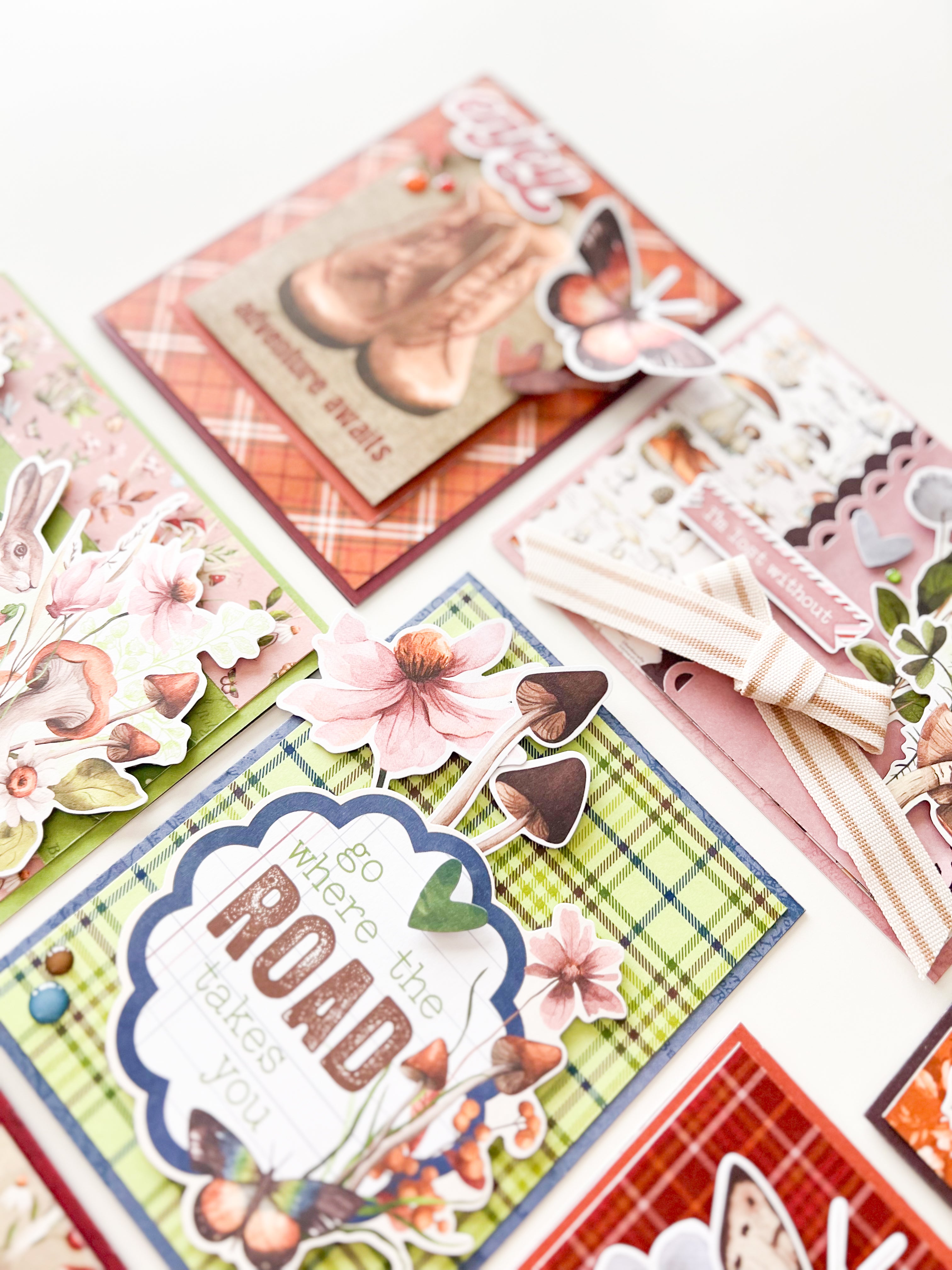 Simple Vintage Woodlands Card Kit Shopping late April