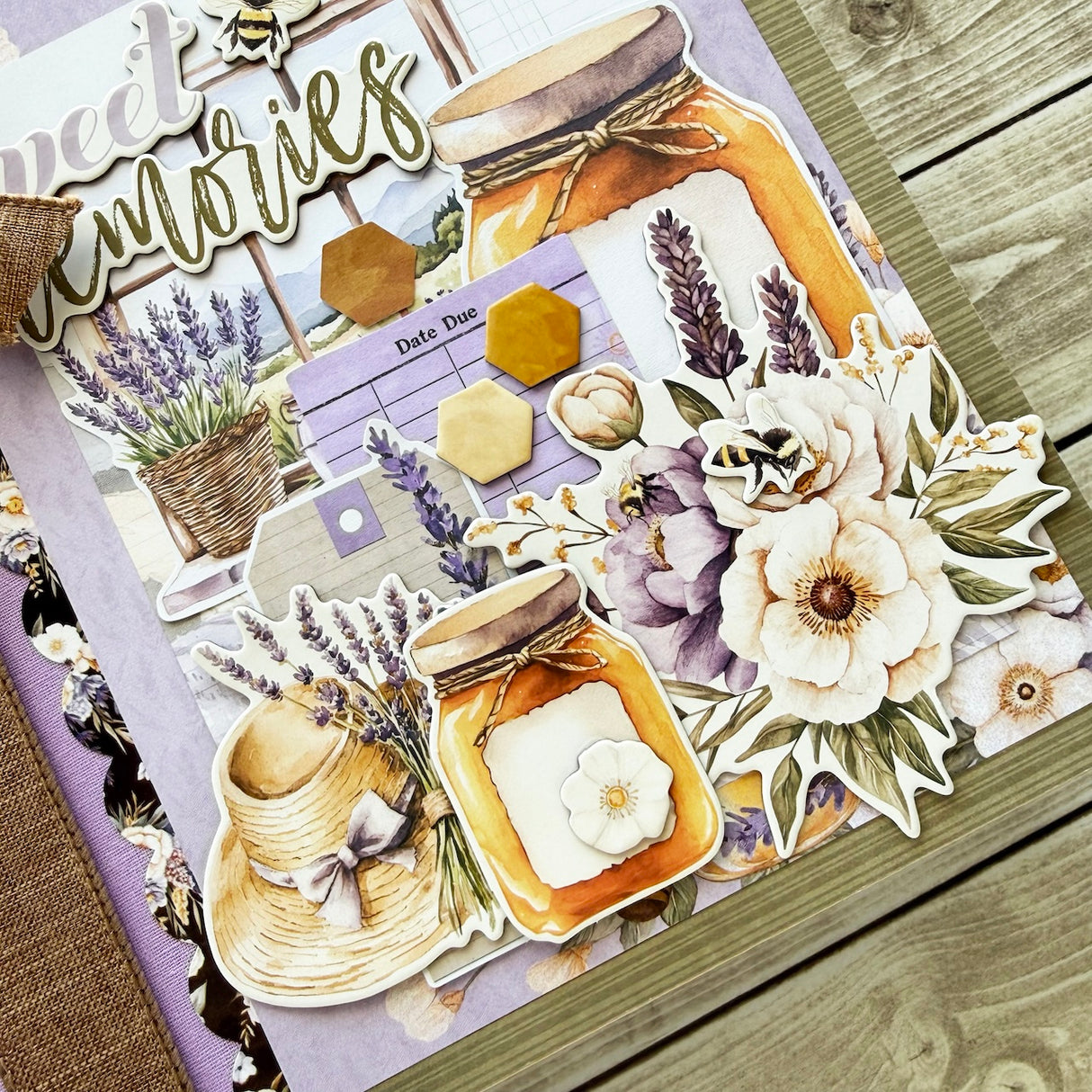 Simple Vintage Lavender Fields Mini Album ๐๐ฏ