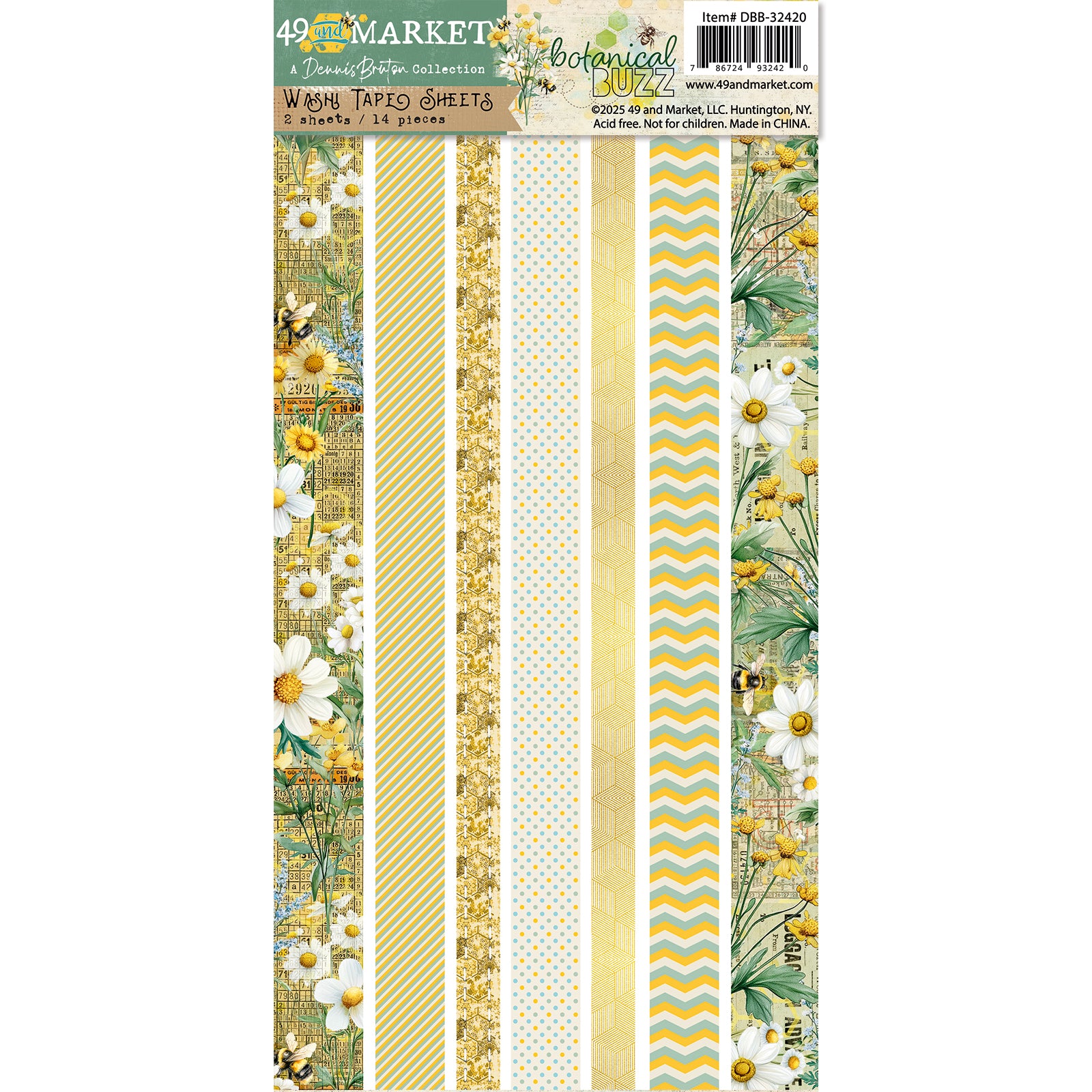 Botanical Buzz Washi Tape