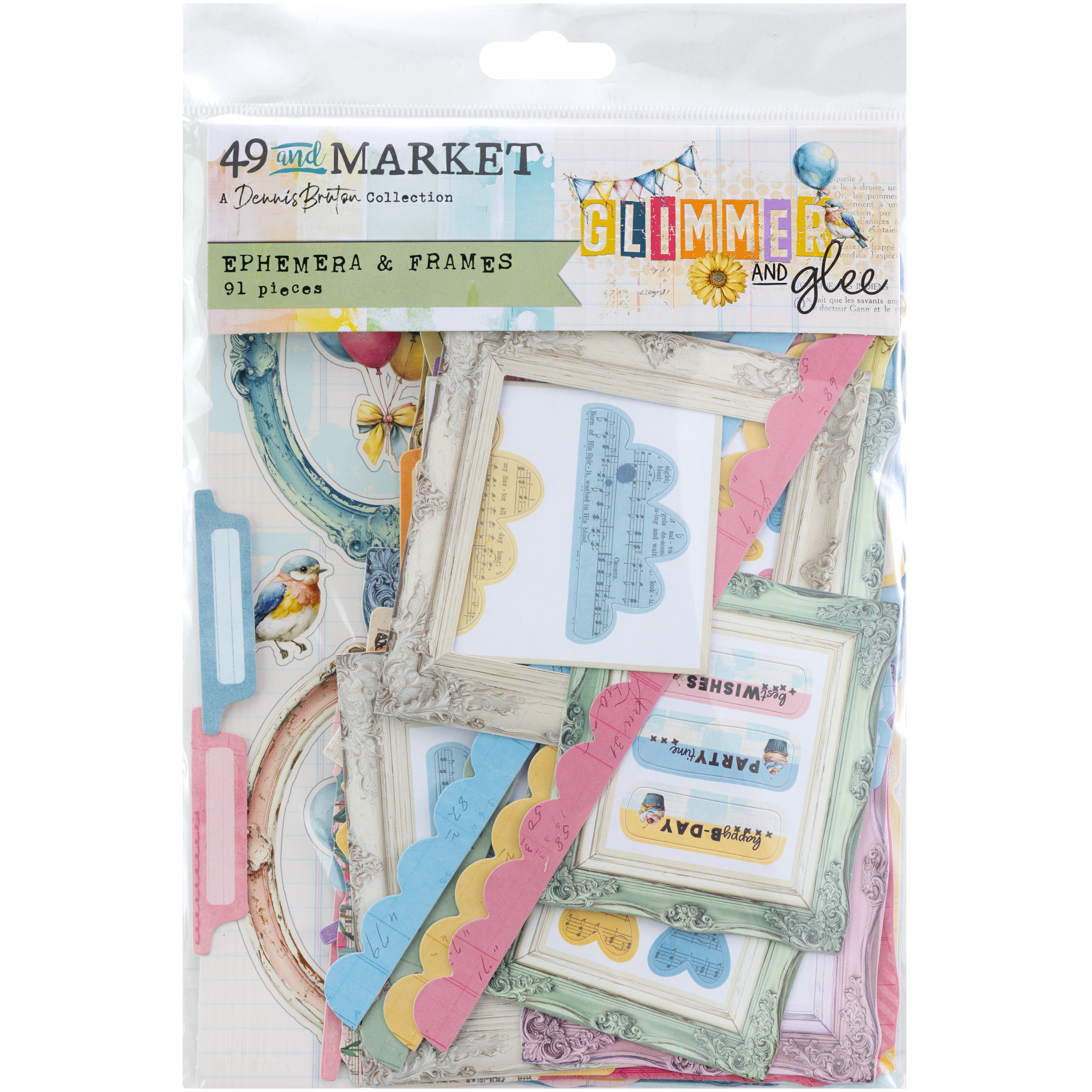 49 and Market Ephemera & Frames -Glimmer and Glee