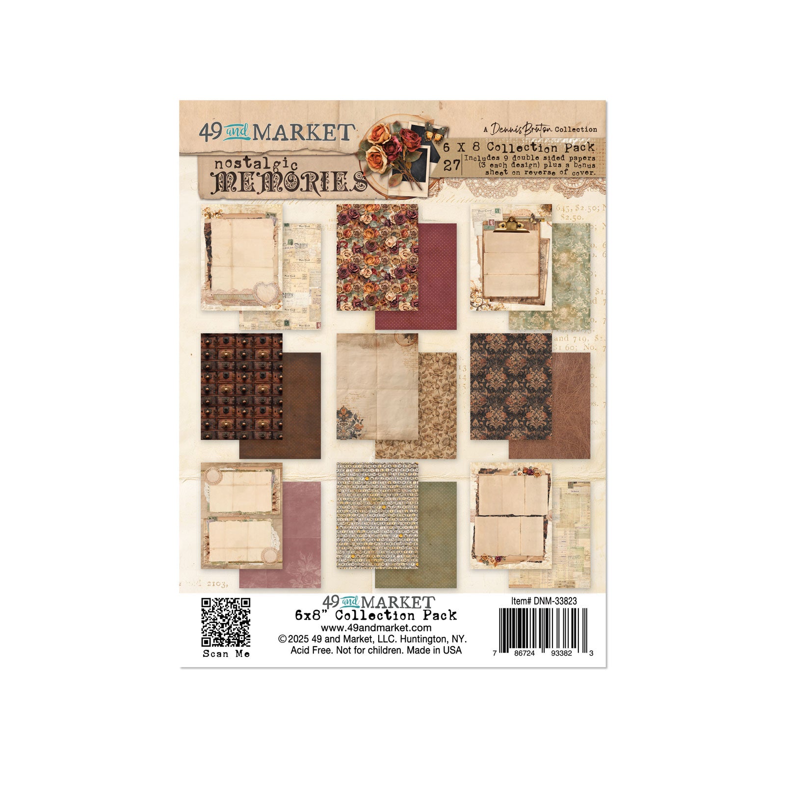 49 and Market 6 x 8 Collection Pack - Nostalgic Memories (Dennis Bruton)