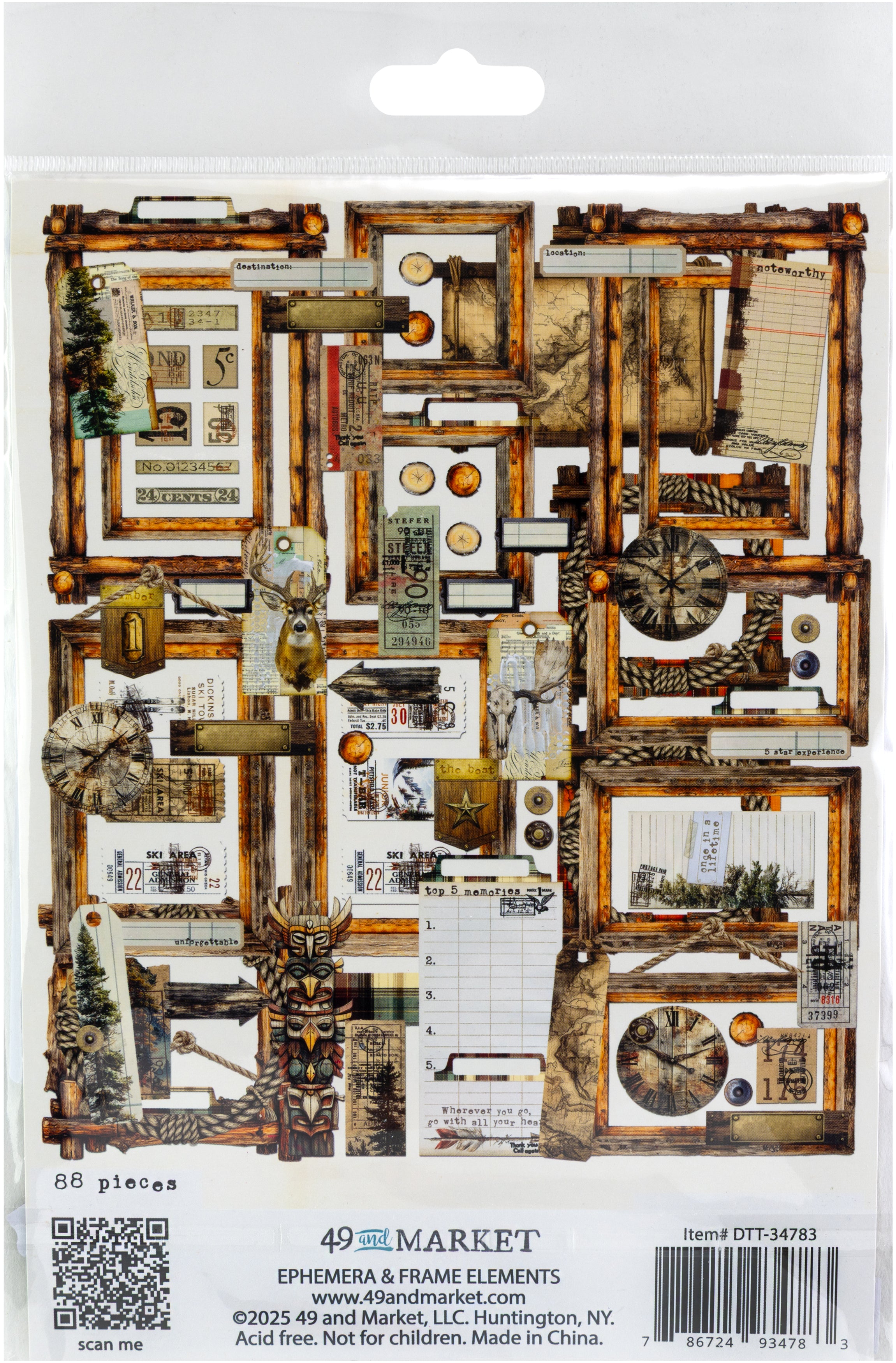 49 and Market Ephemera & Frames- Timber and Tweed