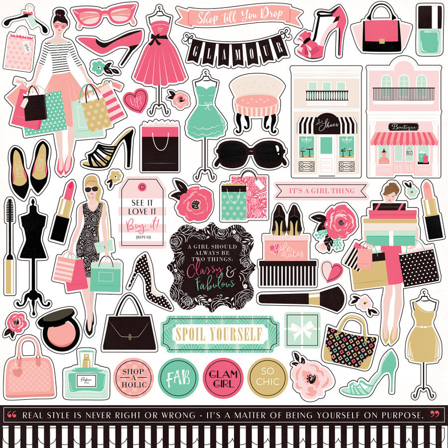 Fashionista Element Sticker