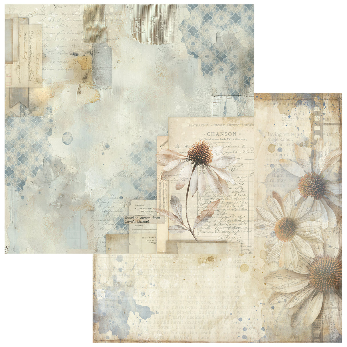 49 and Market 12 x12 Collection Pack- Faded Memory Lane