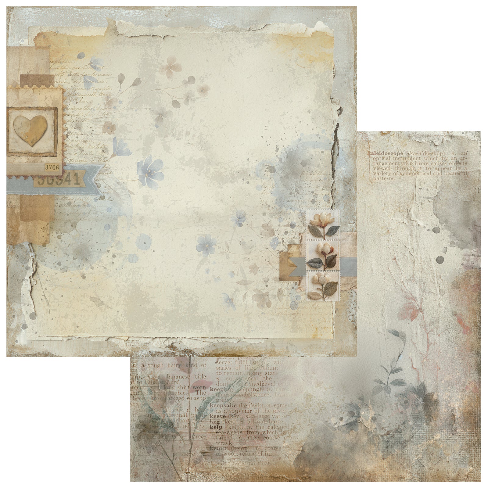49 and Market 12 x12 Collection Pack- Faded Memory Lane