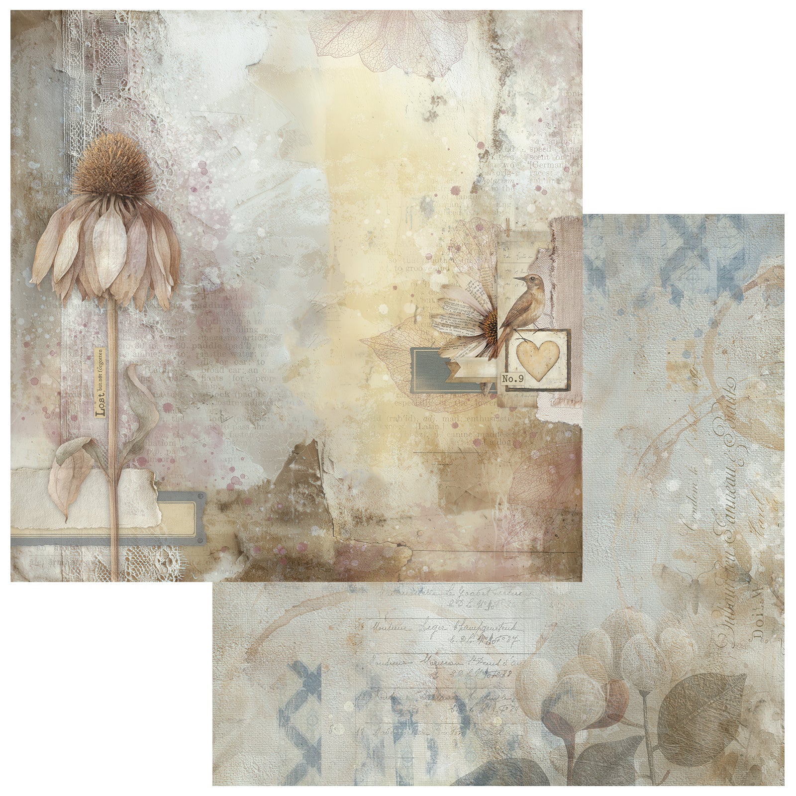 49 and Market 12 x12 Collection Pack- Faded Memory Lane