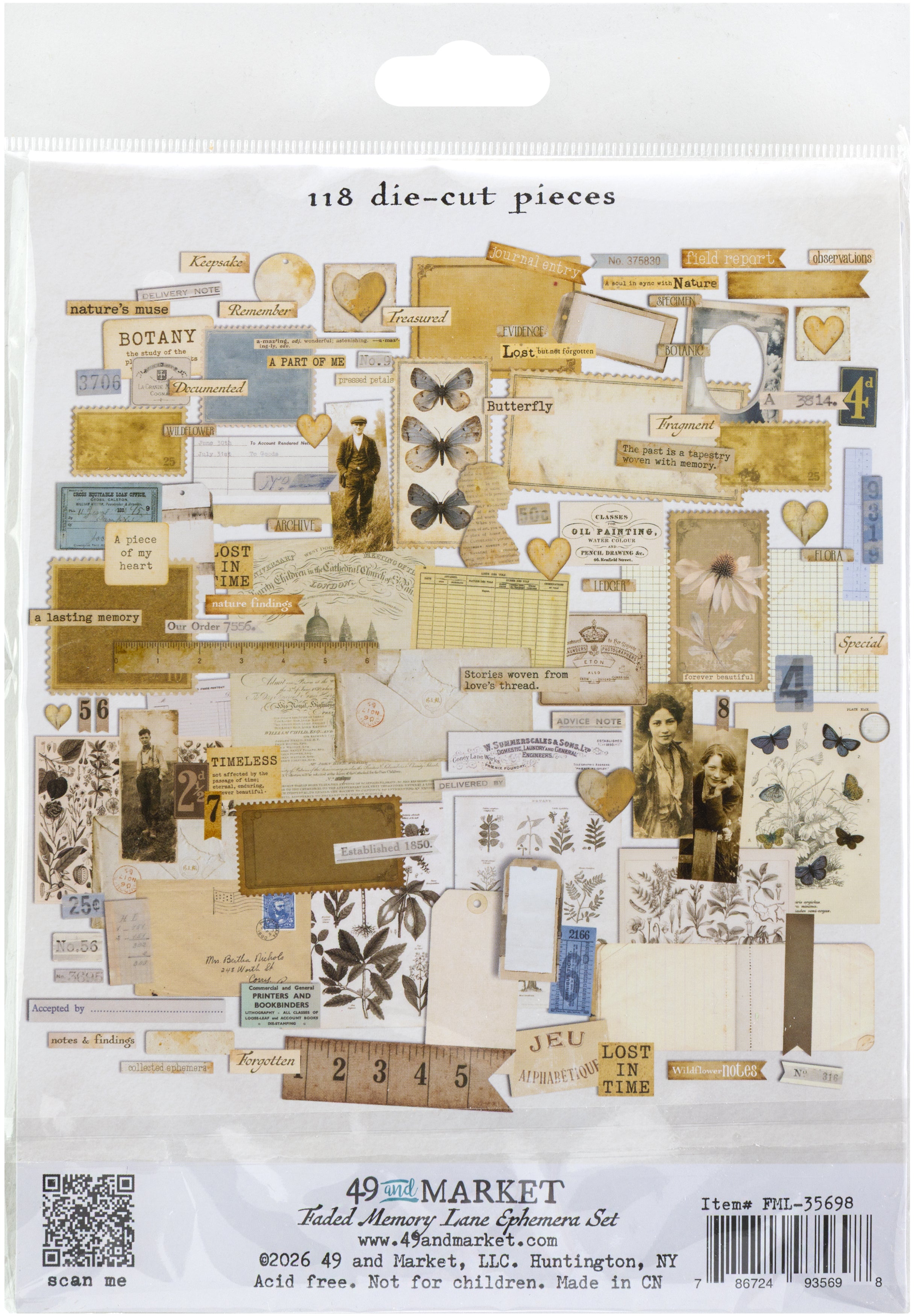 49 and Market Ephemera Set - Faded Memory Lane