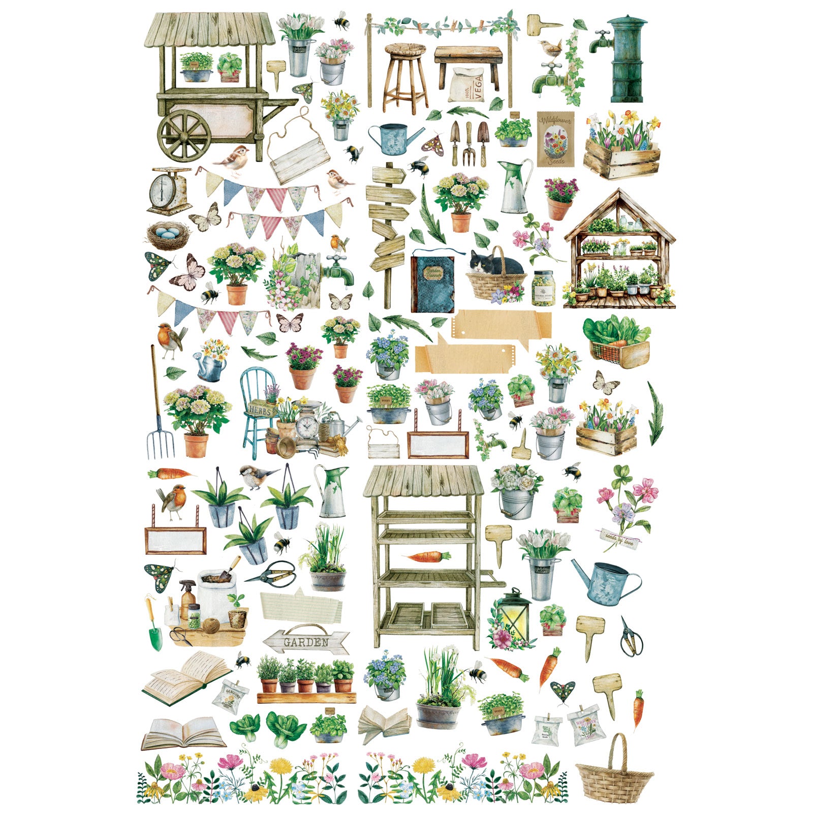 49 and Market Laser Cut Elements - From the Garden