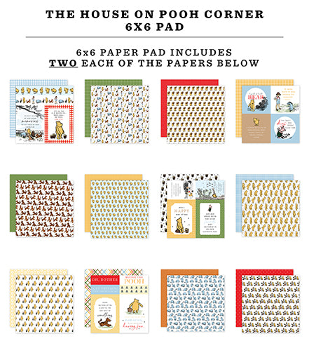 The House At Pooh Corner 6x6 Paper Pad