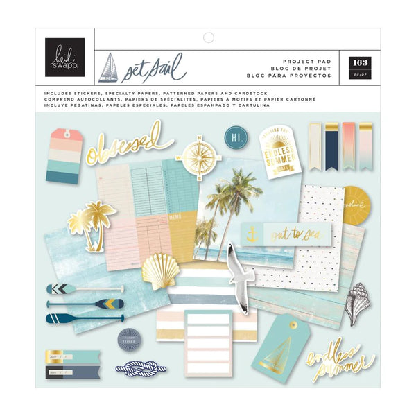 Heidi Swapp - Set Sail Collection - 12x12 Project Pad