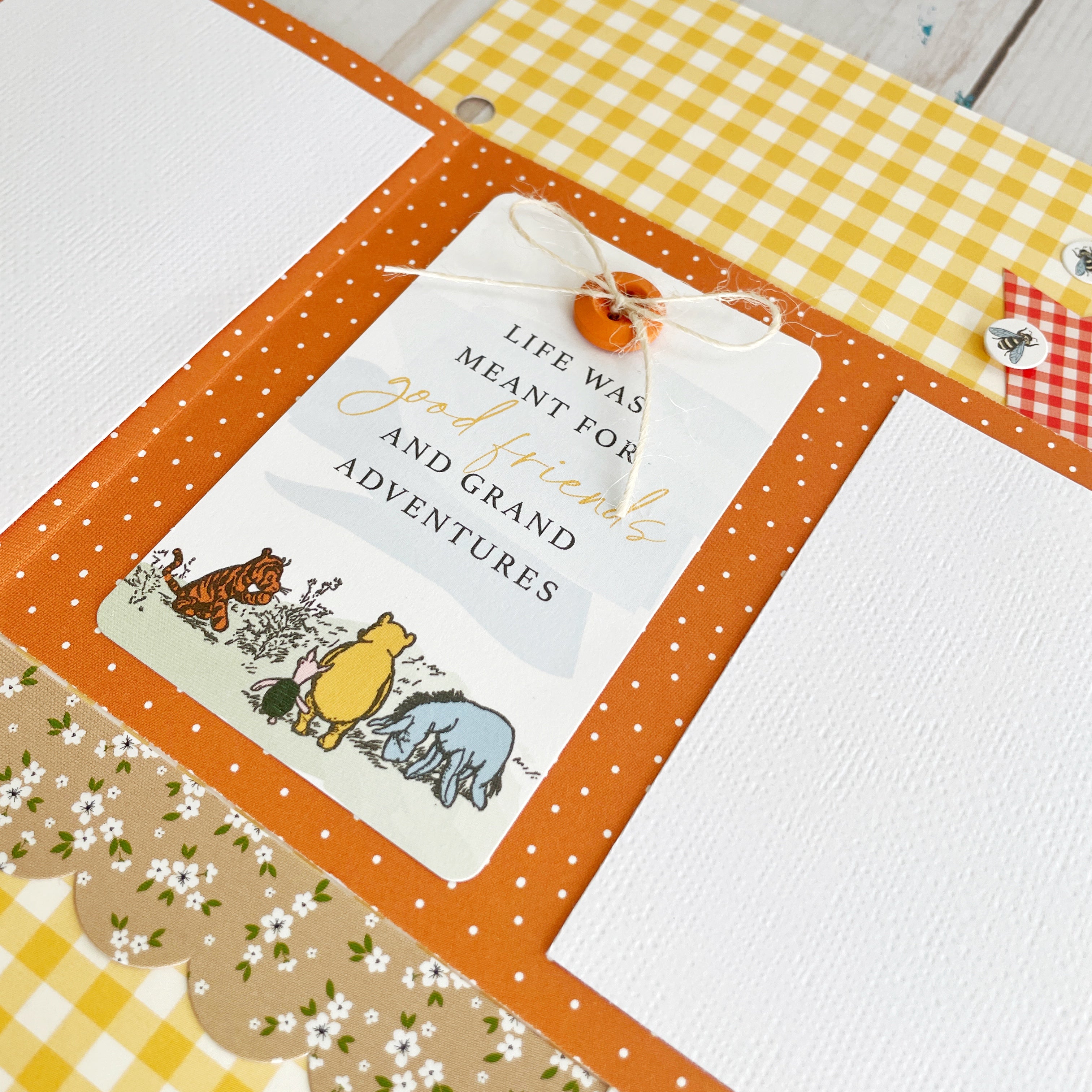 Winnie the Pooh Mini Album **Tutorial ** No Product will be Shipped***