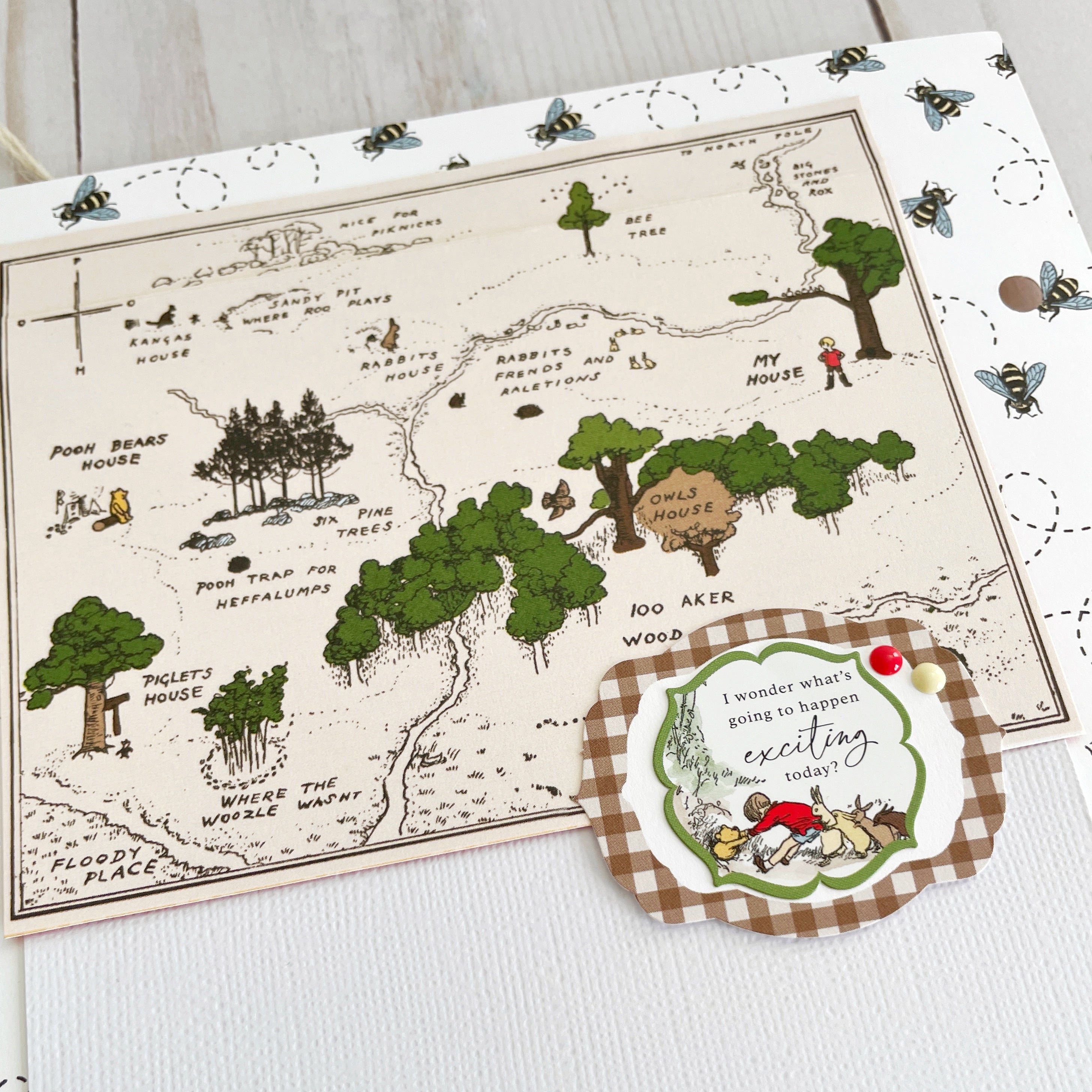 Winnie the Pooh Mini Album **Tutorial ** No Product will be Shipped***