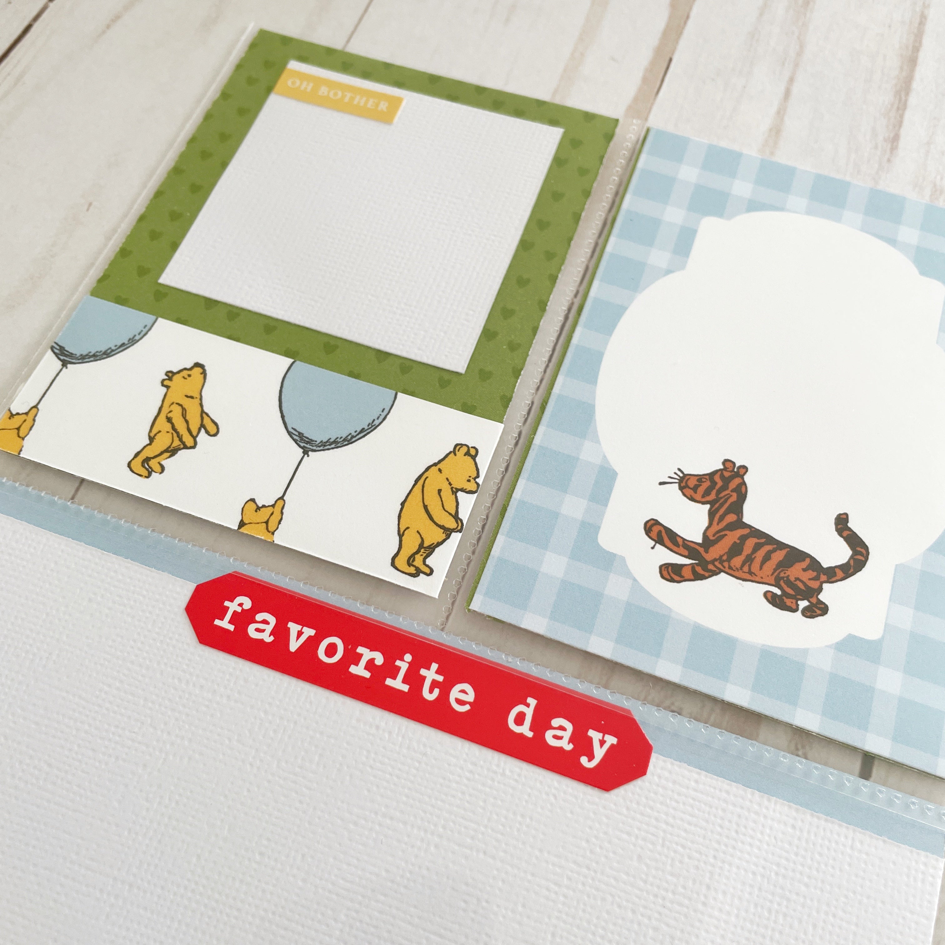 Winnie the Pooh Mini Album **Tutorial ** No Product will be Shipped***