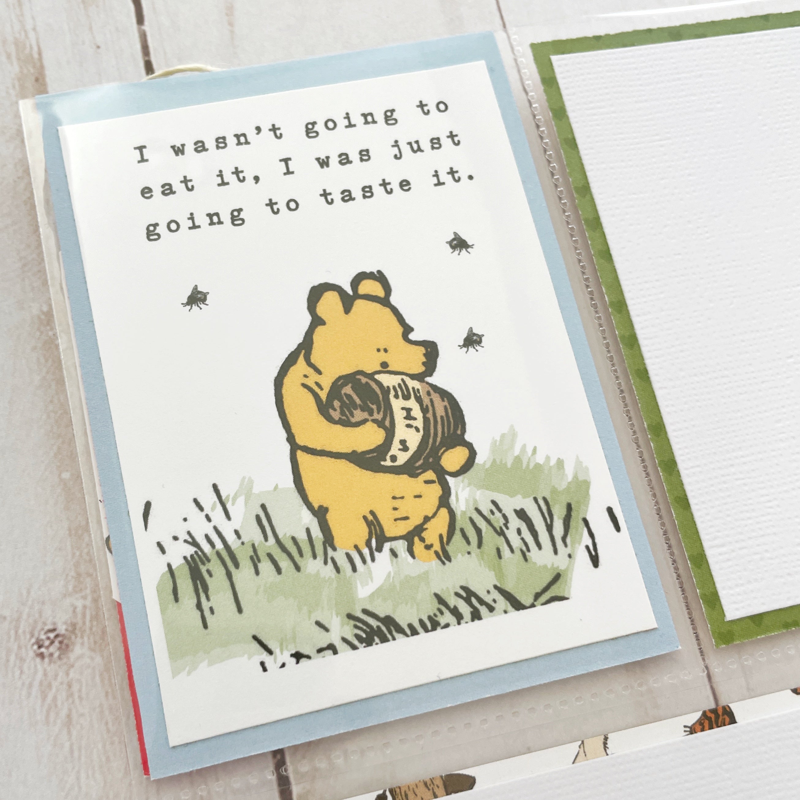 Winnie the Pooh Mini Album **Tutorial ** No Product will be Shipped***