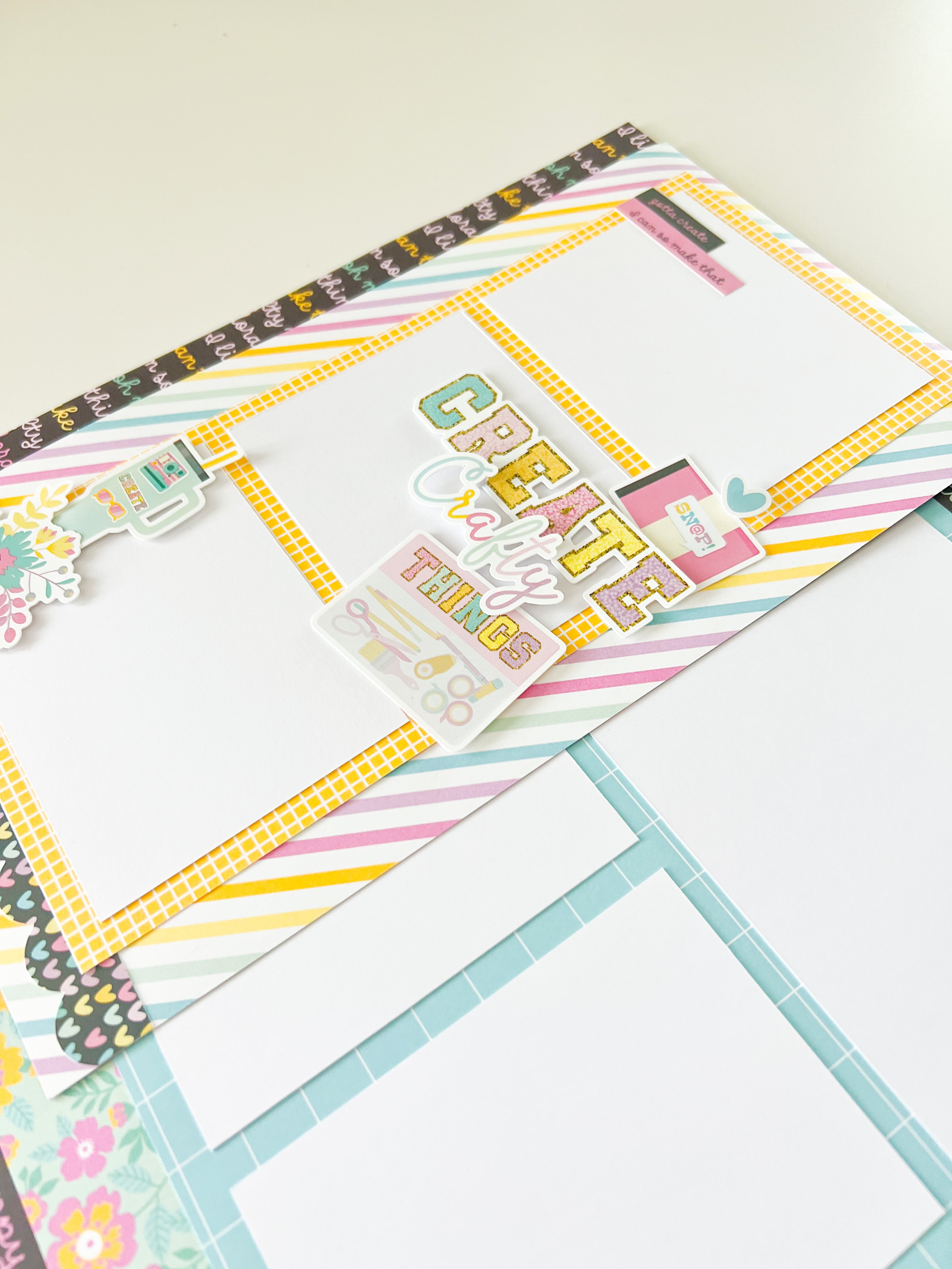 Simple Stories Crafty Thing Quick Page Kit