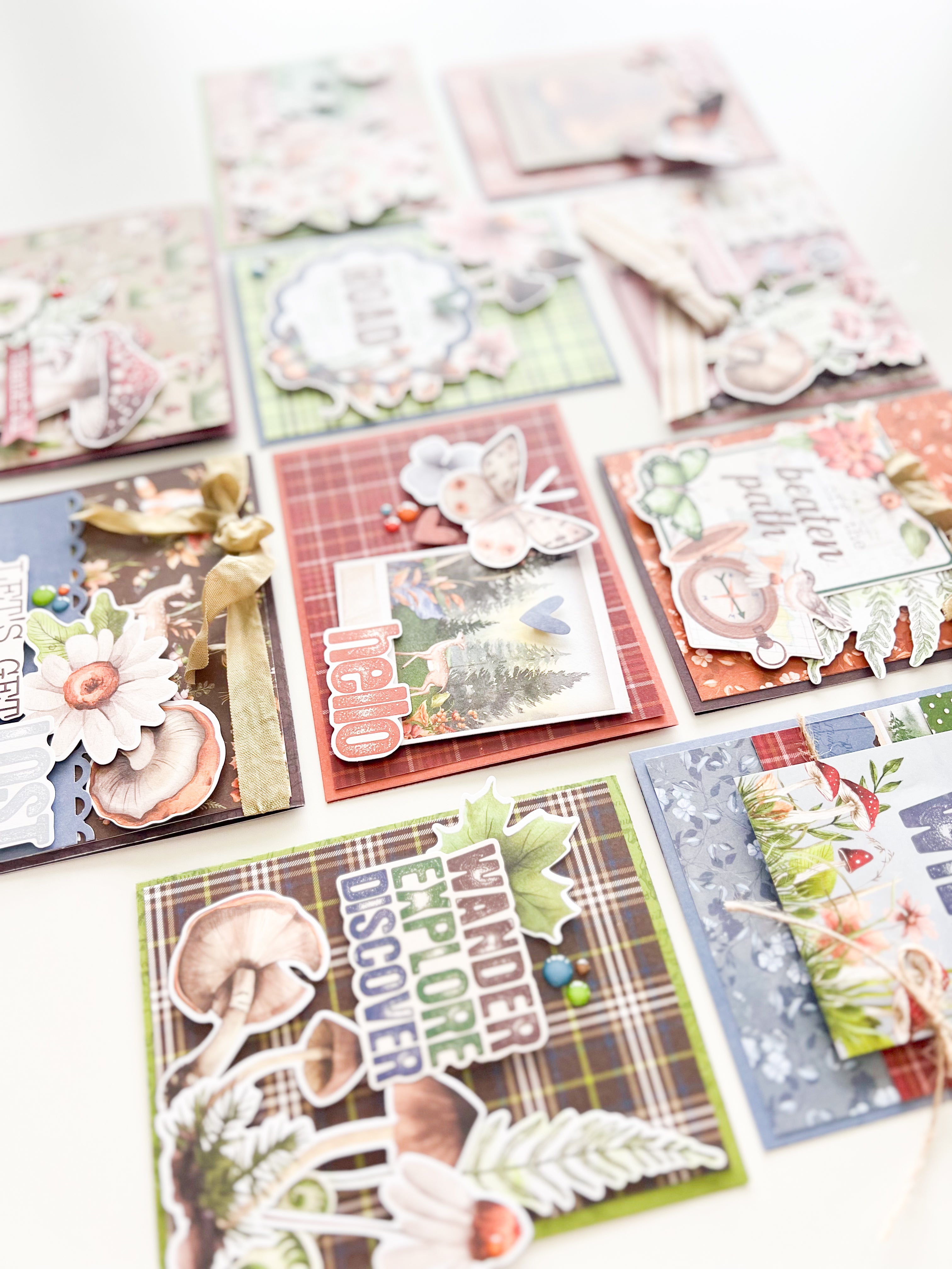 Simple Vintage Woodlands Card Kit Shopping late April