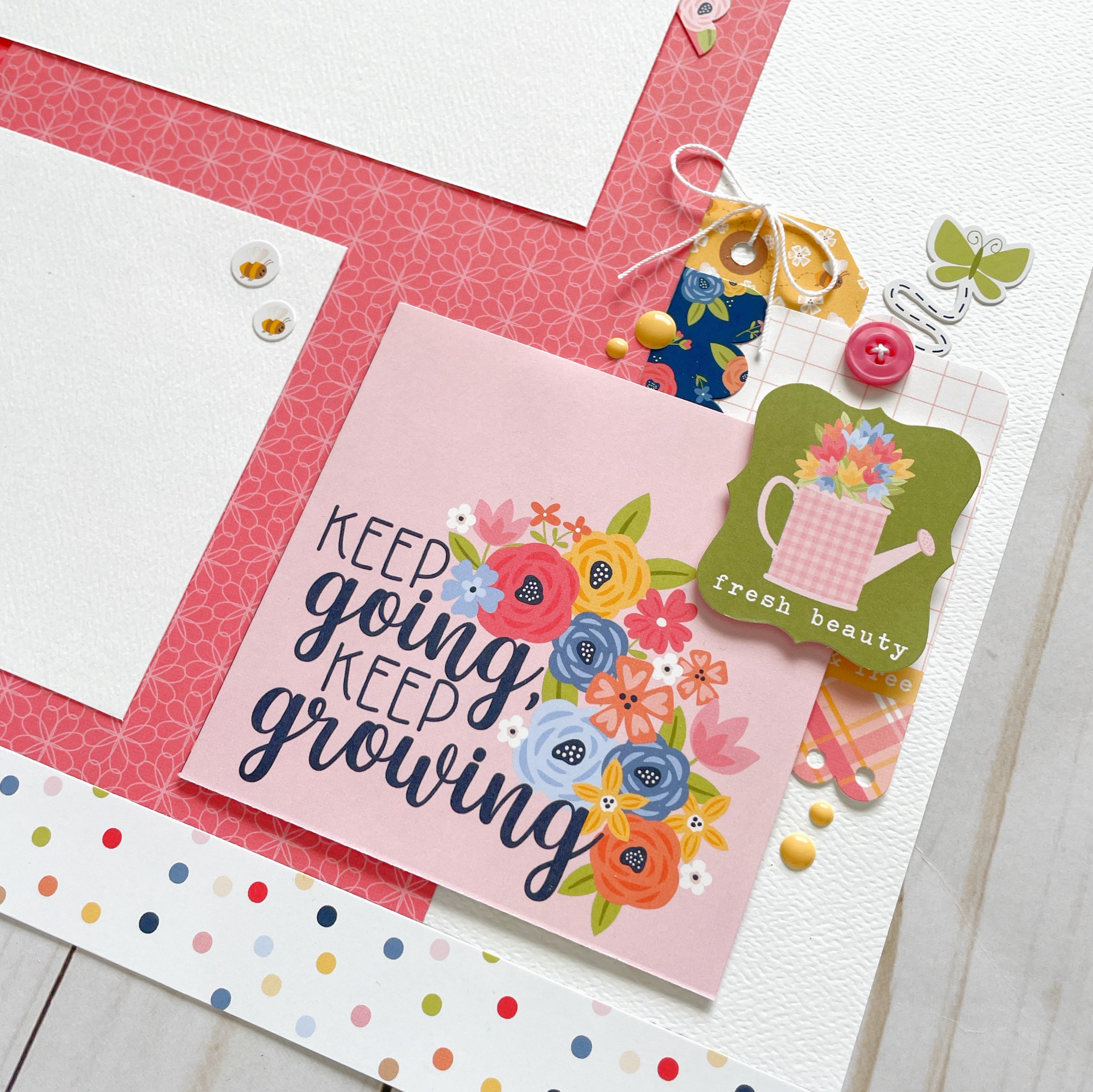 Blossoms & Bees Page Kit