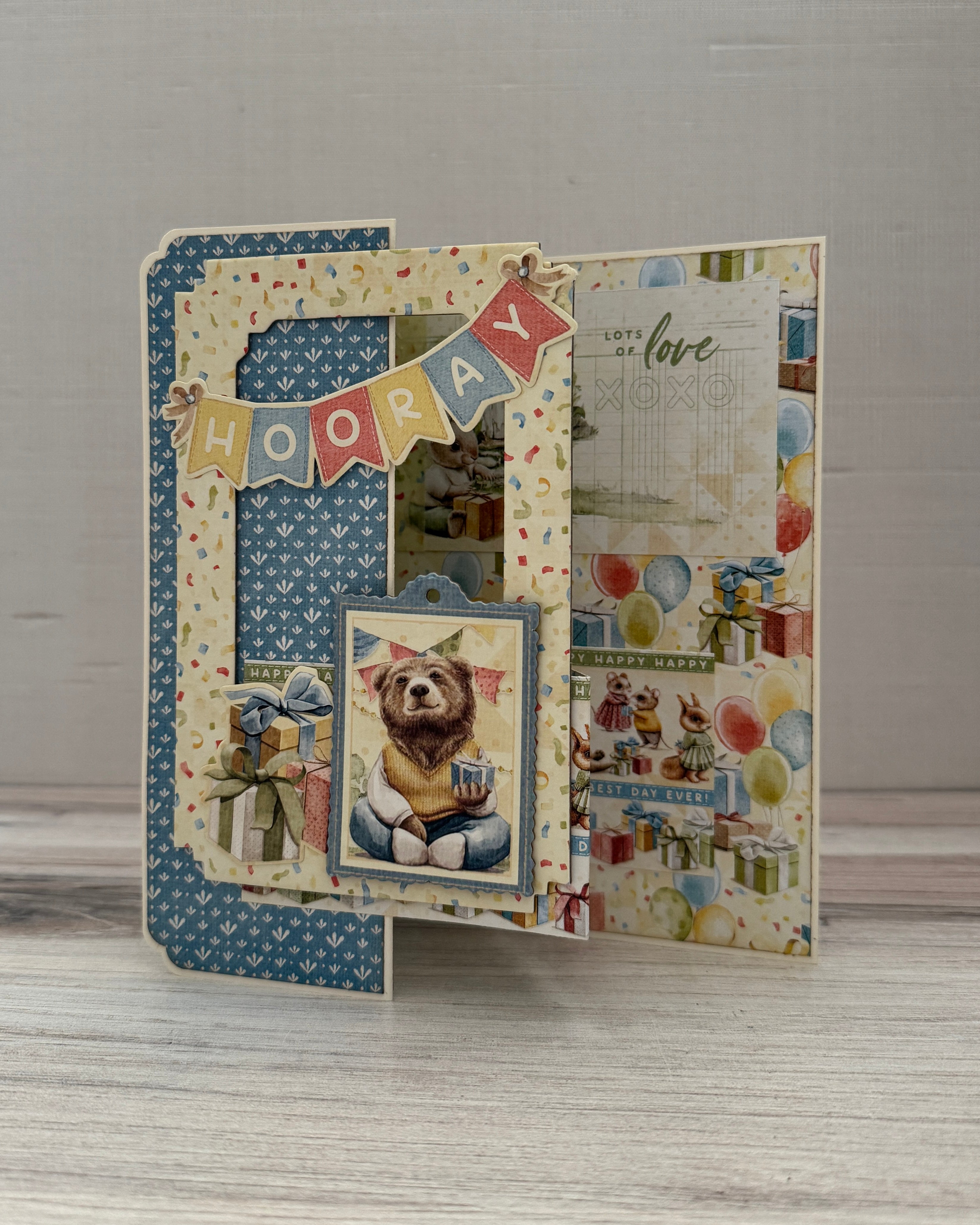 Graphic 45 Card Class Series Vol 3 2025 - Hip Hip Hooray – Z-Fold Card Set