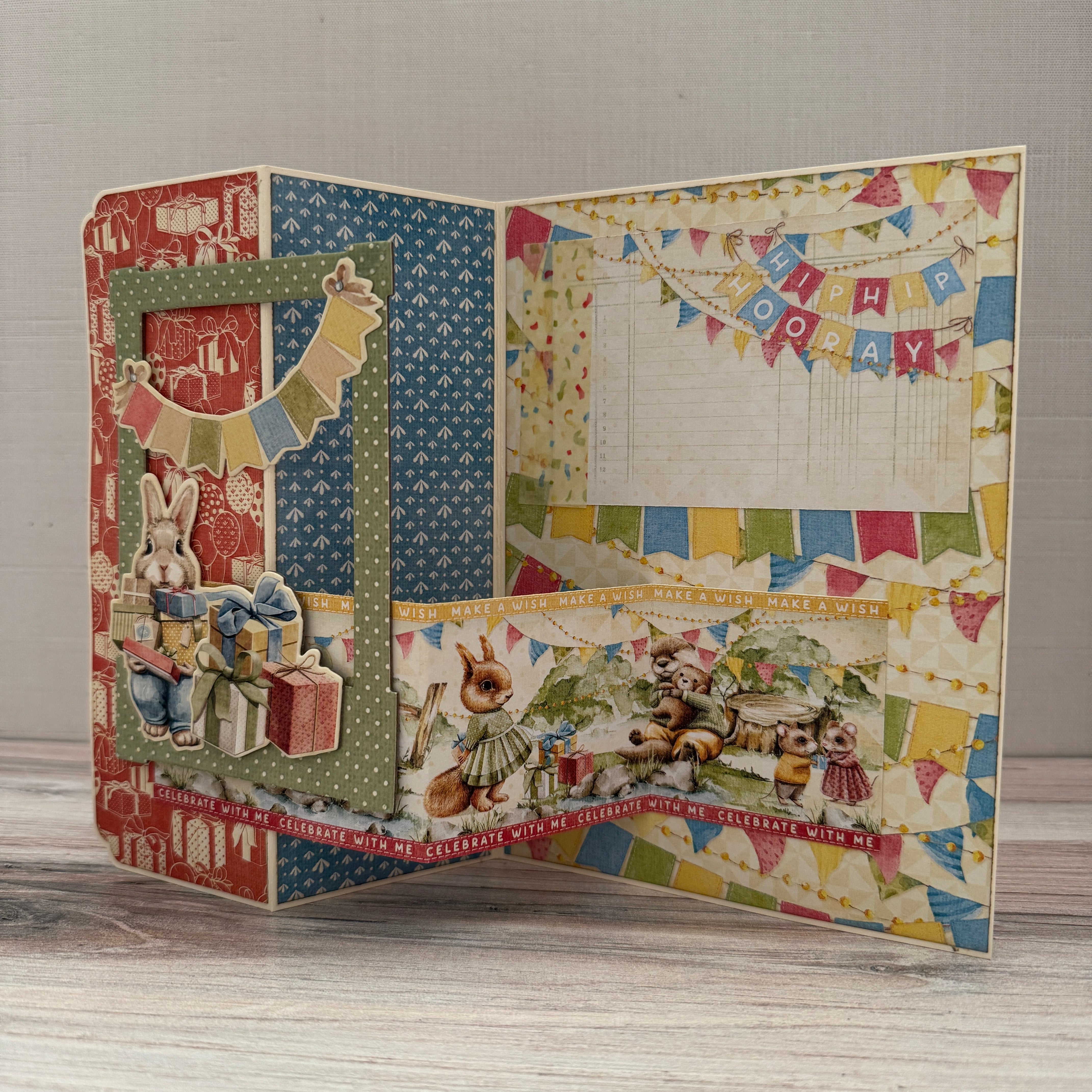 Graphic 45 Card Class Series Vol 3 2025 - Hip Hip Hooray – Z-Fold Card Set