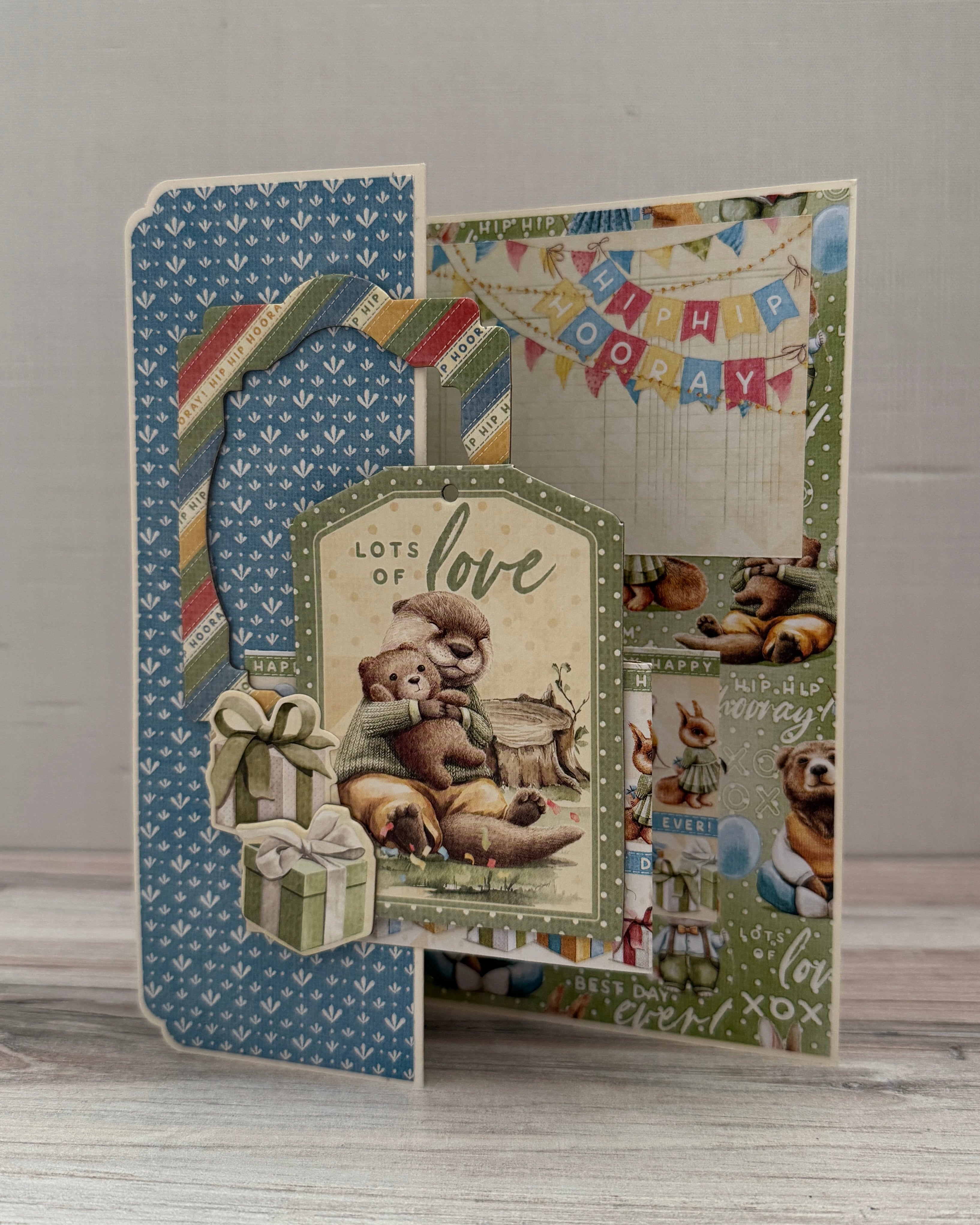 Graphic 45 Card Class Series Vol 3 2025 - Hip Hip Hooray – Z-Fold Card Set