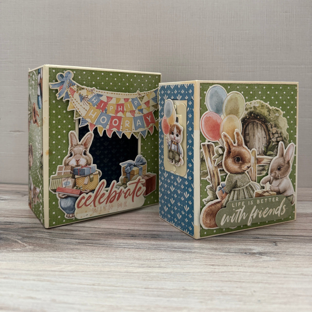 Graphic 45 Class Series Vol 3 2025 - Hip Hip Hooray – Mini Album & Matchbook Box