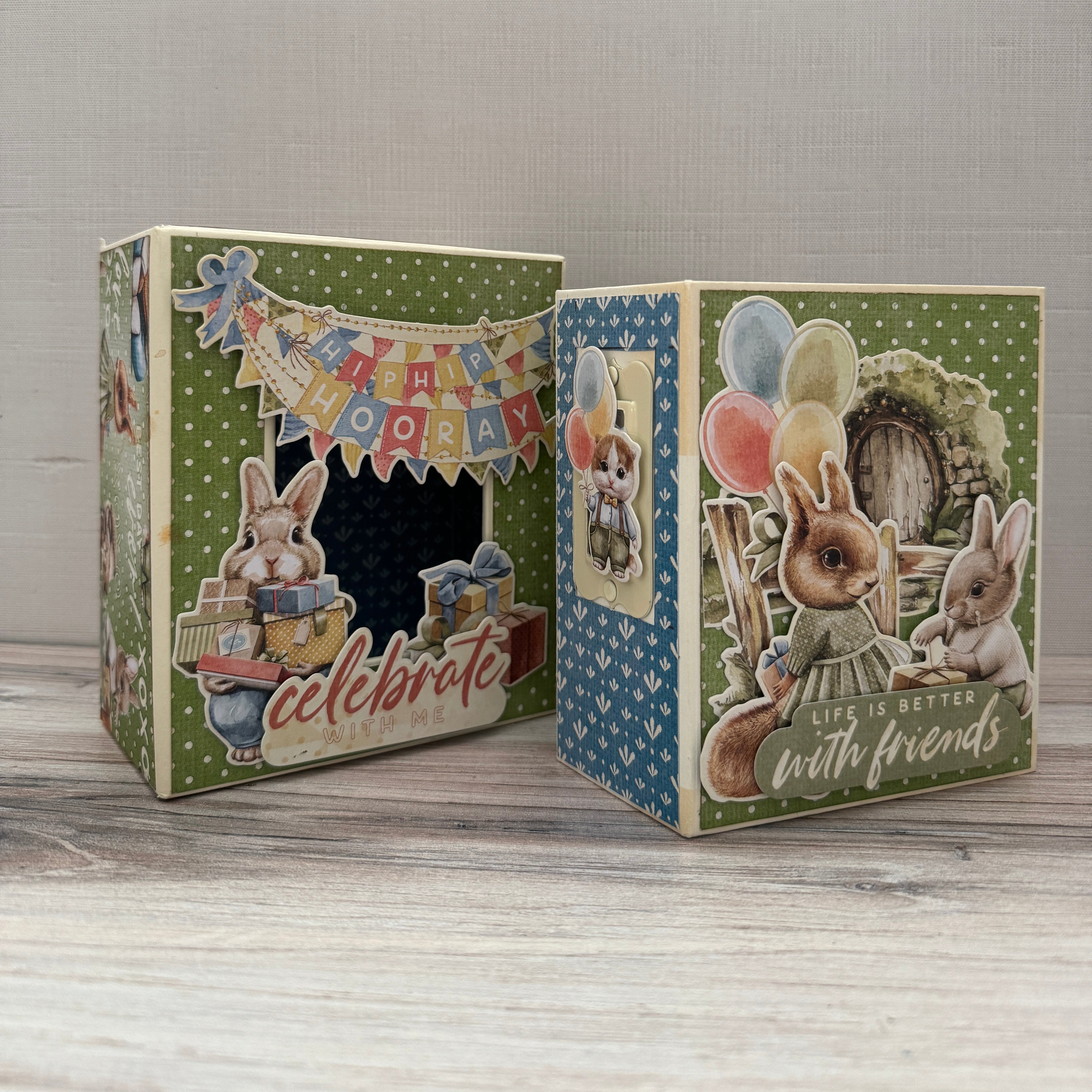Graphic 45 Class Series Vol 3 2025 - Hip Hip Hooray – Mini Album & Matchbook Box