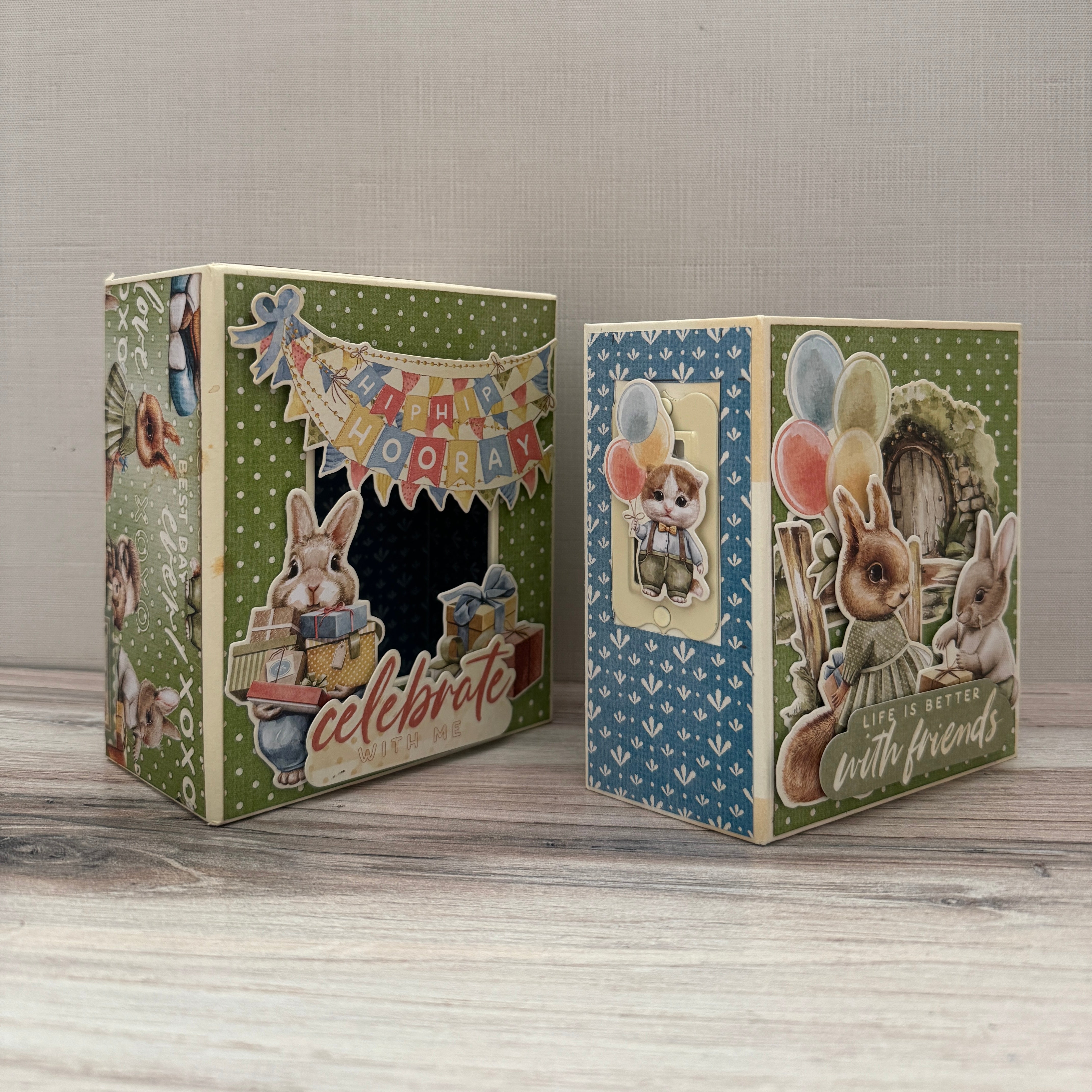 Graphic 45 Class Series Vol 3 2025 - Hip Hip Hooray – Mini Album & Matchbook Box