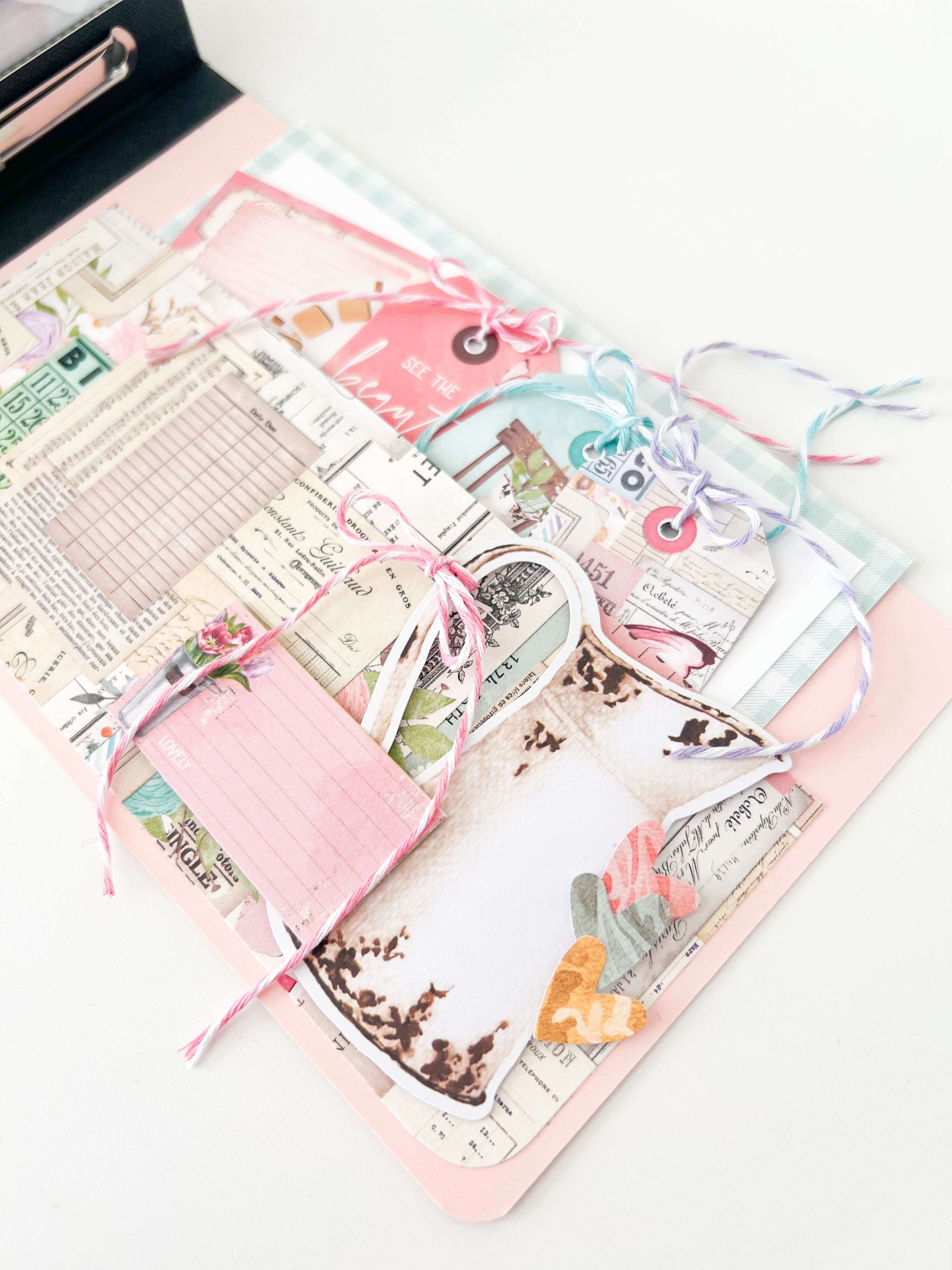 Simple Vintage Flower Shoppe 4x6 Flipbook Kit