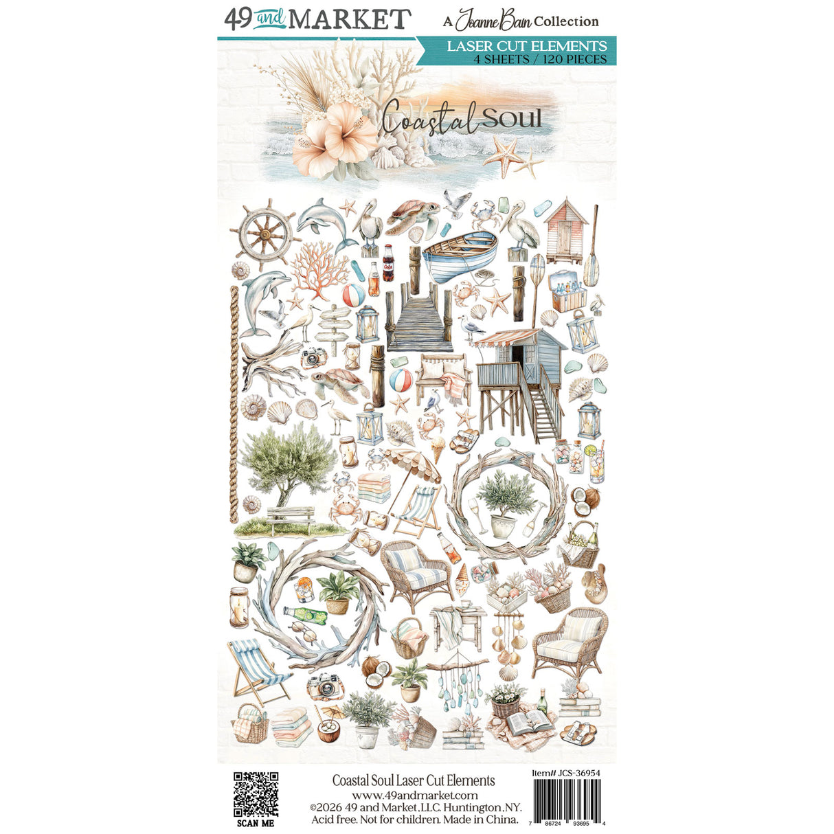 49 and Market - Coastal Soul Laser Cut Elements