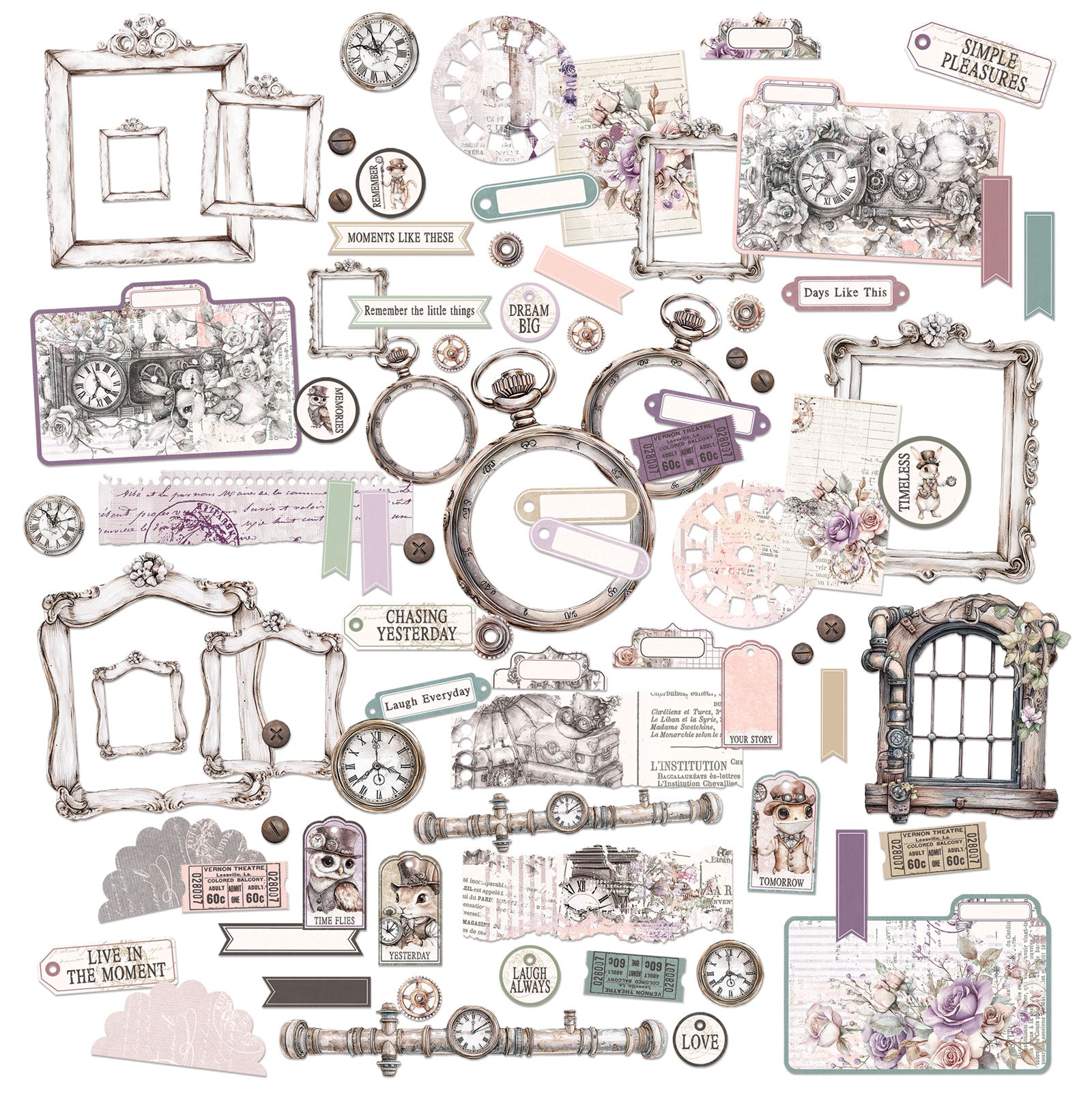 Echoes of Time Die-cut Elements
