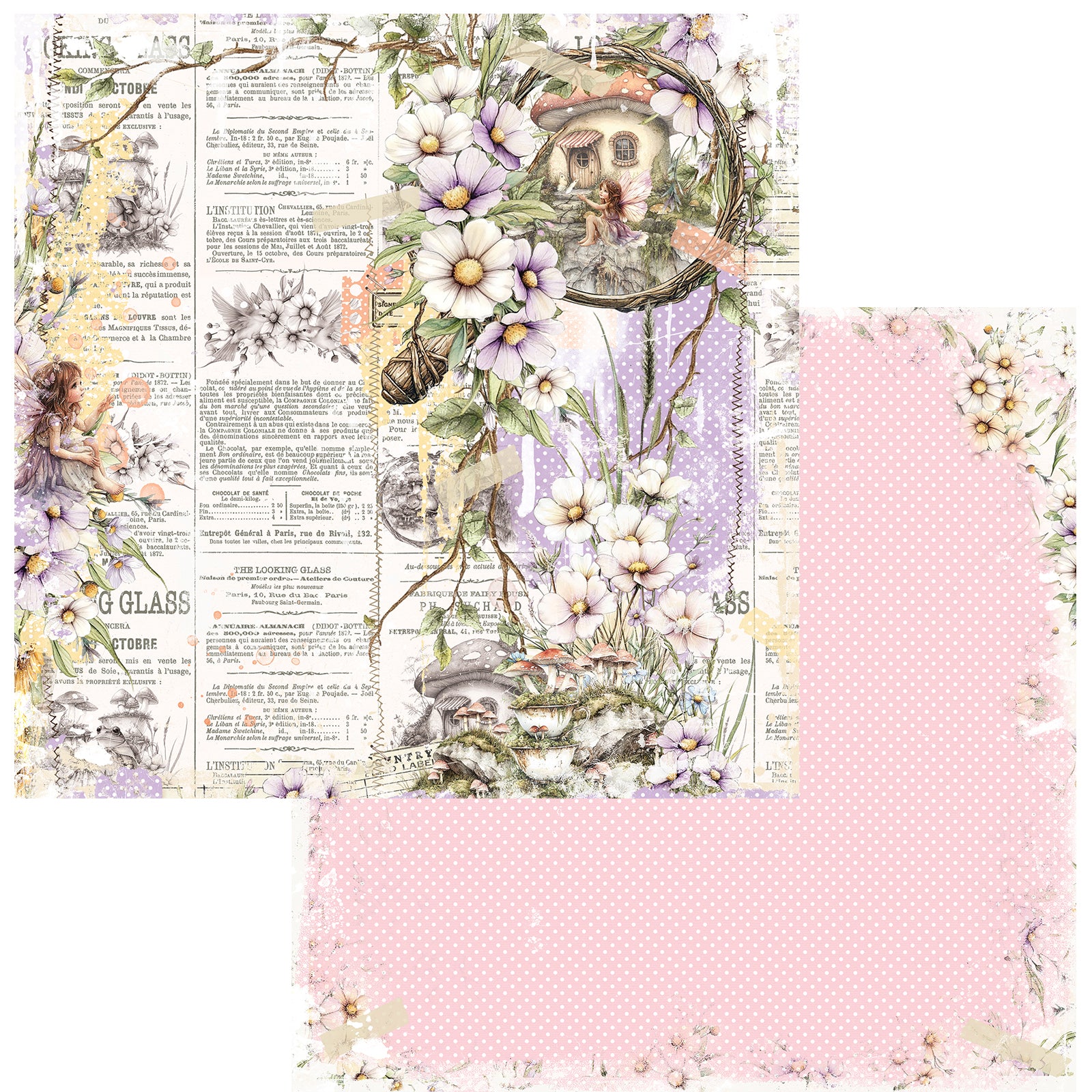 49 and Market 12 x12 Collection Pack- The Looking Glass