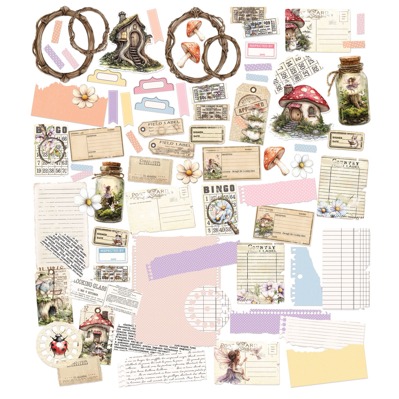 49 and Market Ephemera Set - The Looking Glass