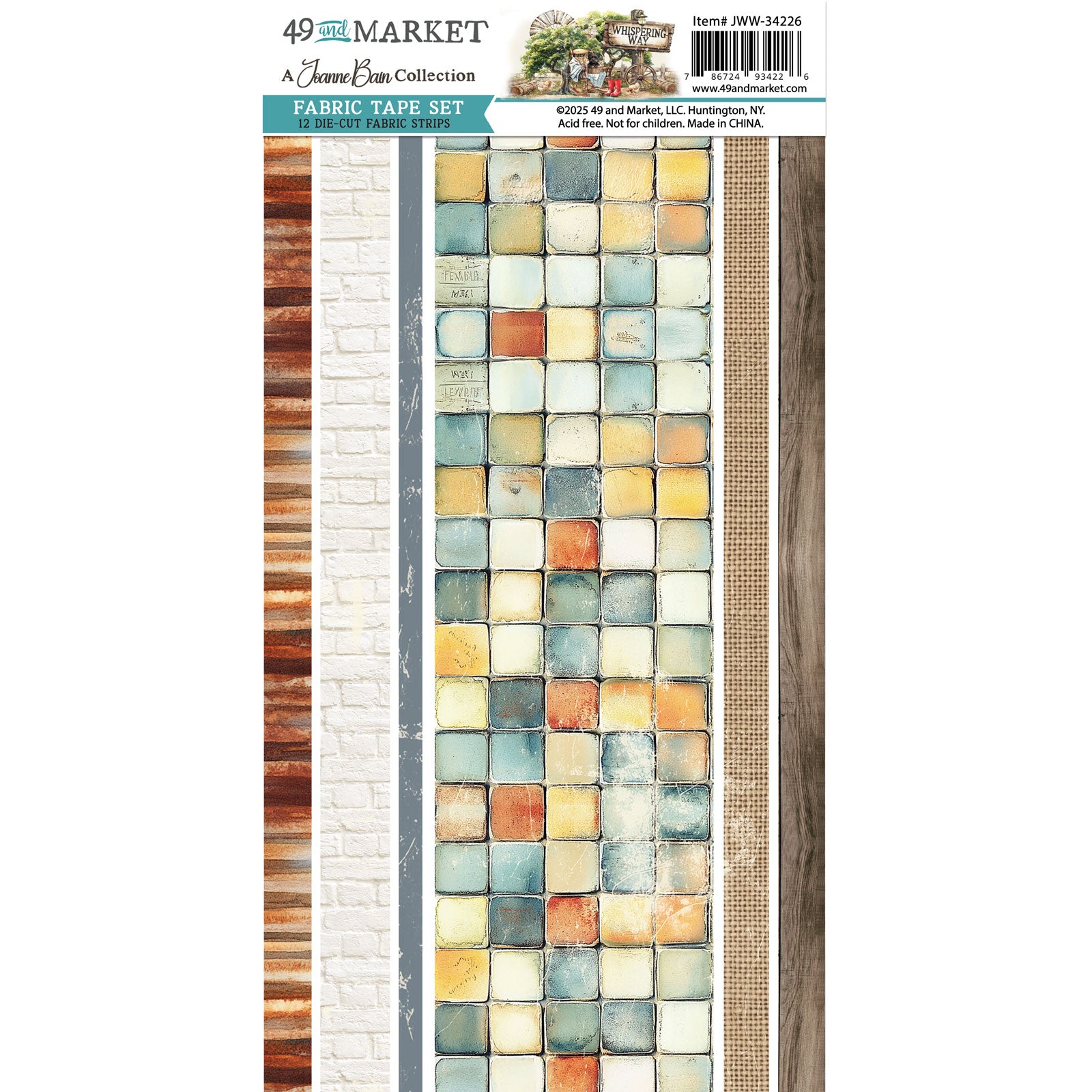49 and Market Fabric Tape Set - Whispering Way (Joanne Bain)