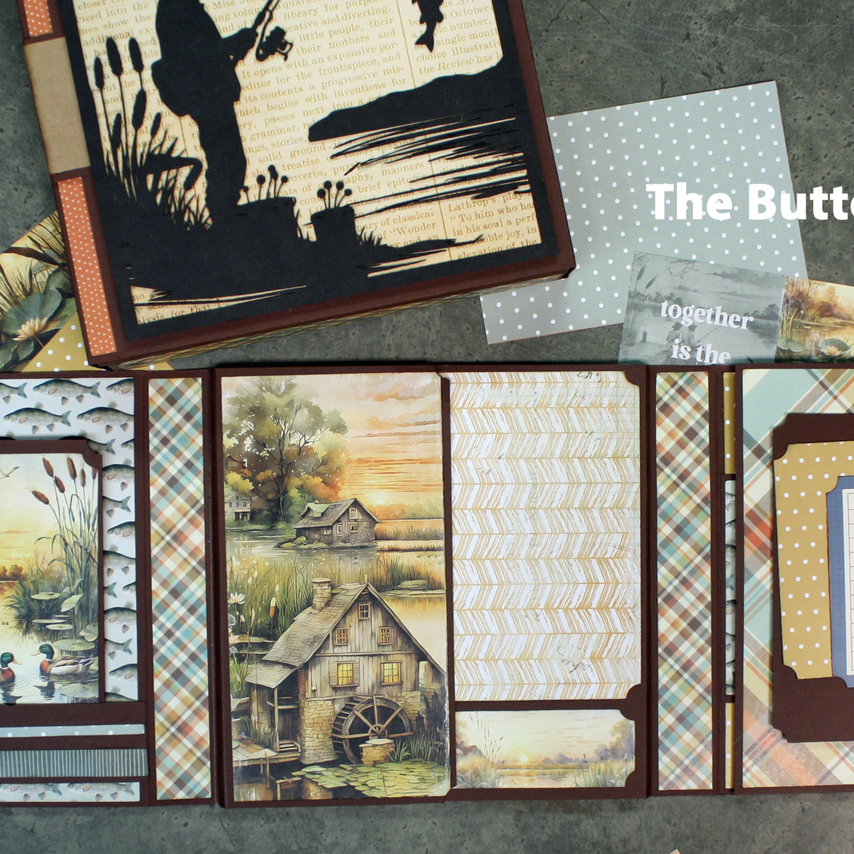 Lakeside Memories Mini Album by Nancy Wethington – Button Farm Club