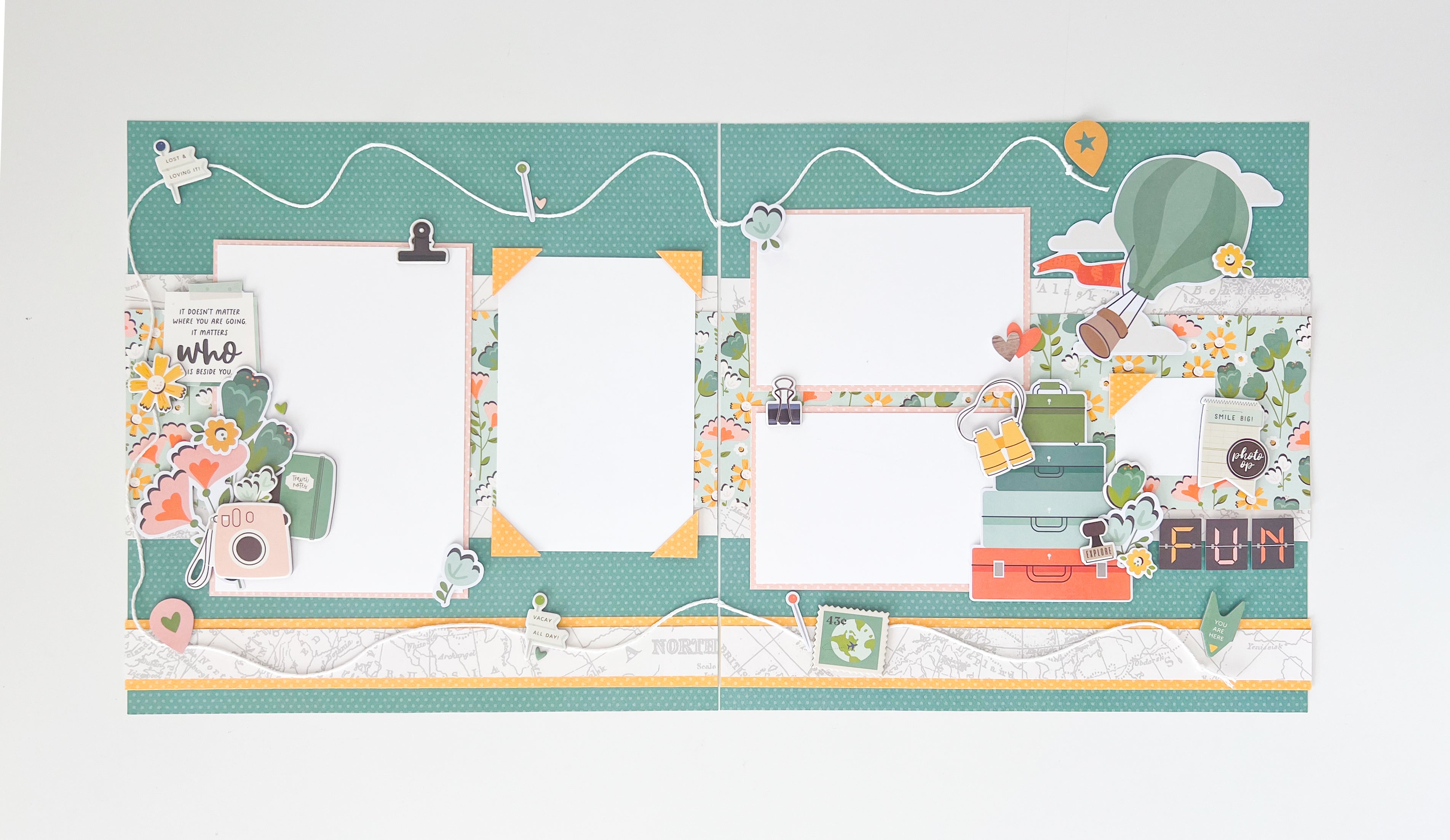 Happy Travels Page Kit