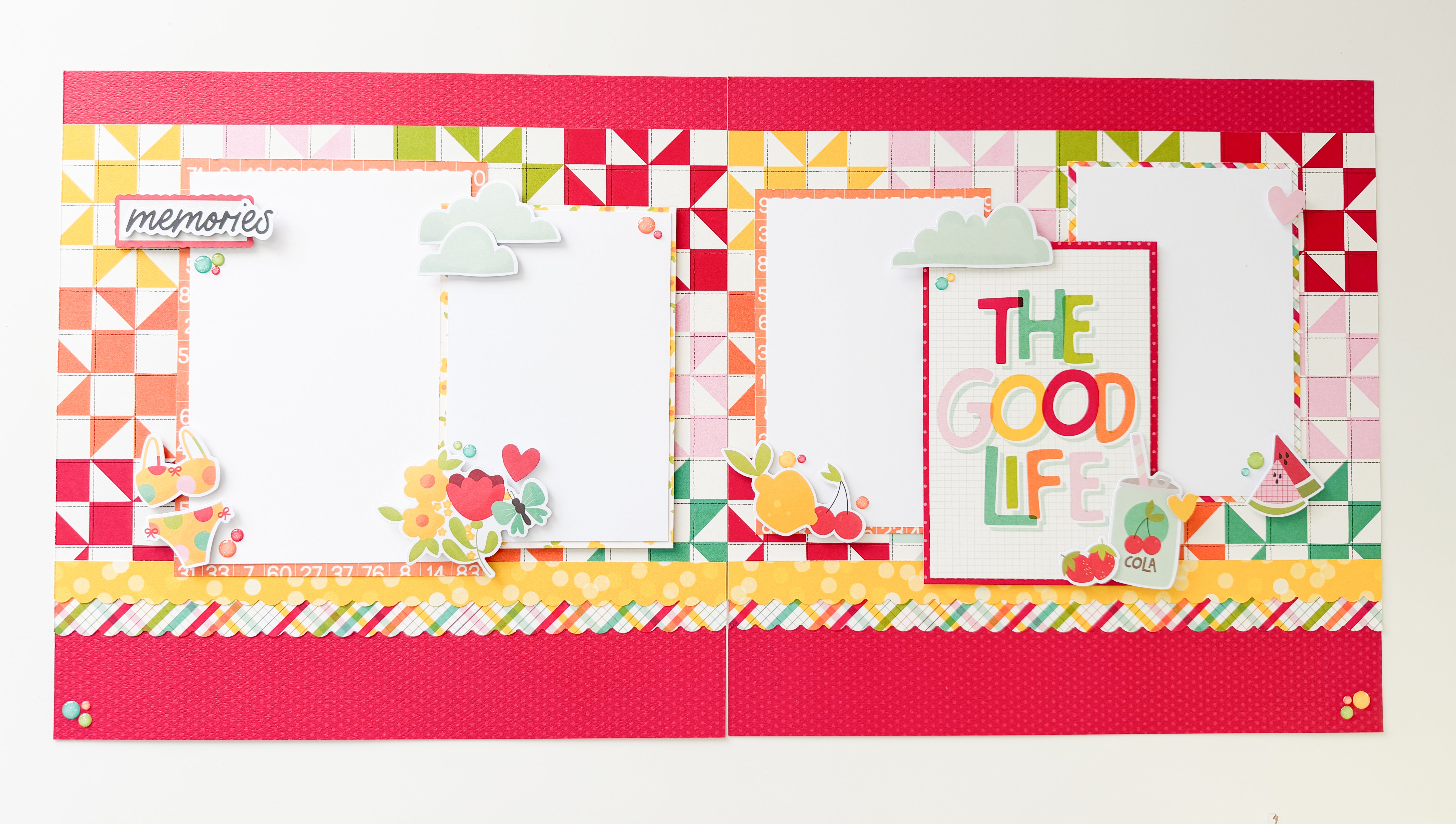 SIMPLE STORIES SWEET SUMMETIME PAGE KIT