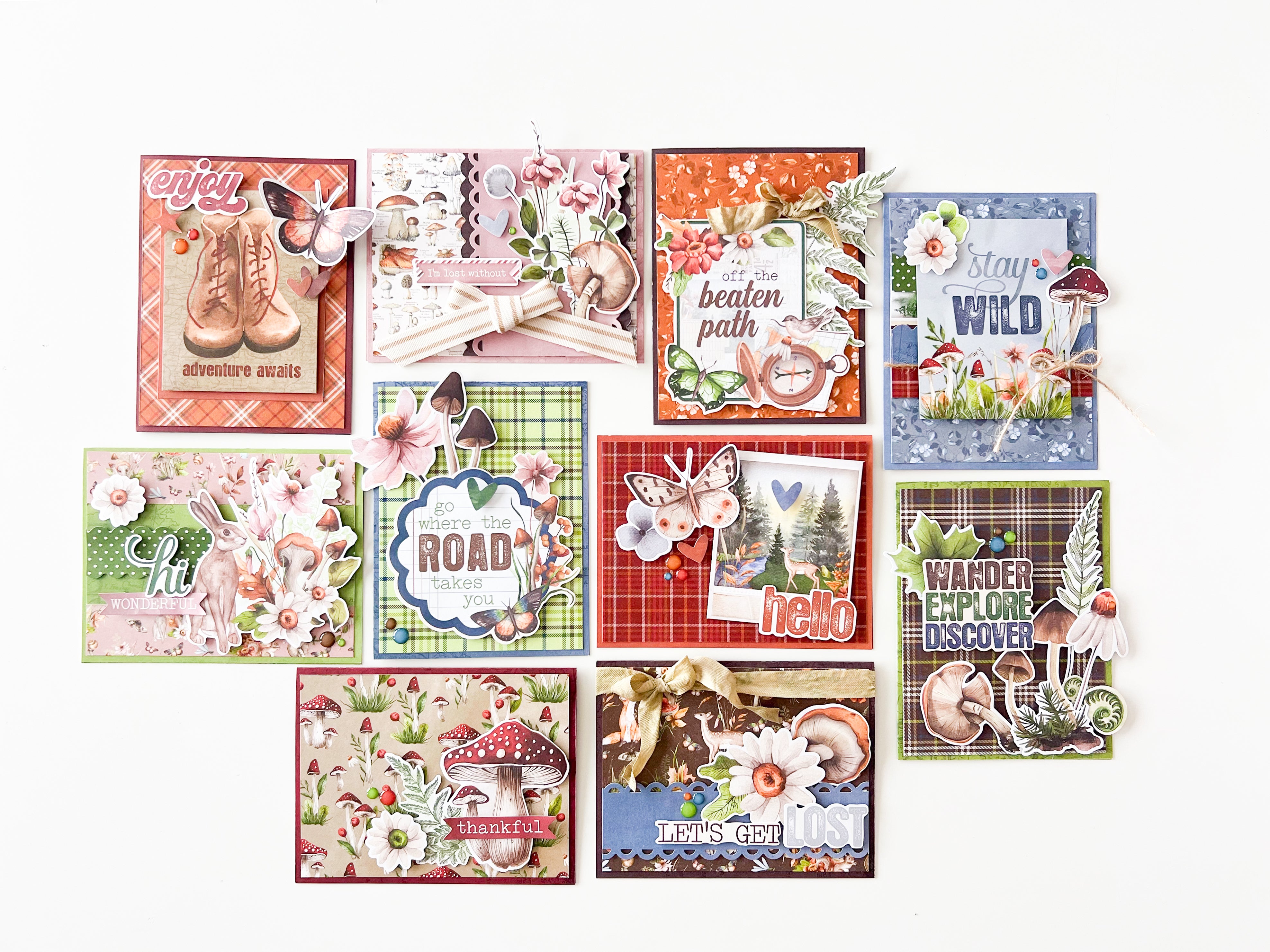 Simple Vintage Woodlands Card Kit Shopping late April
