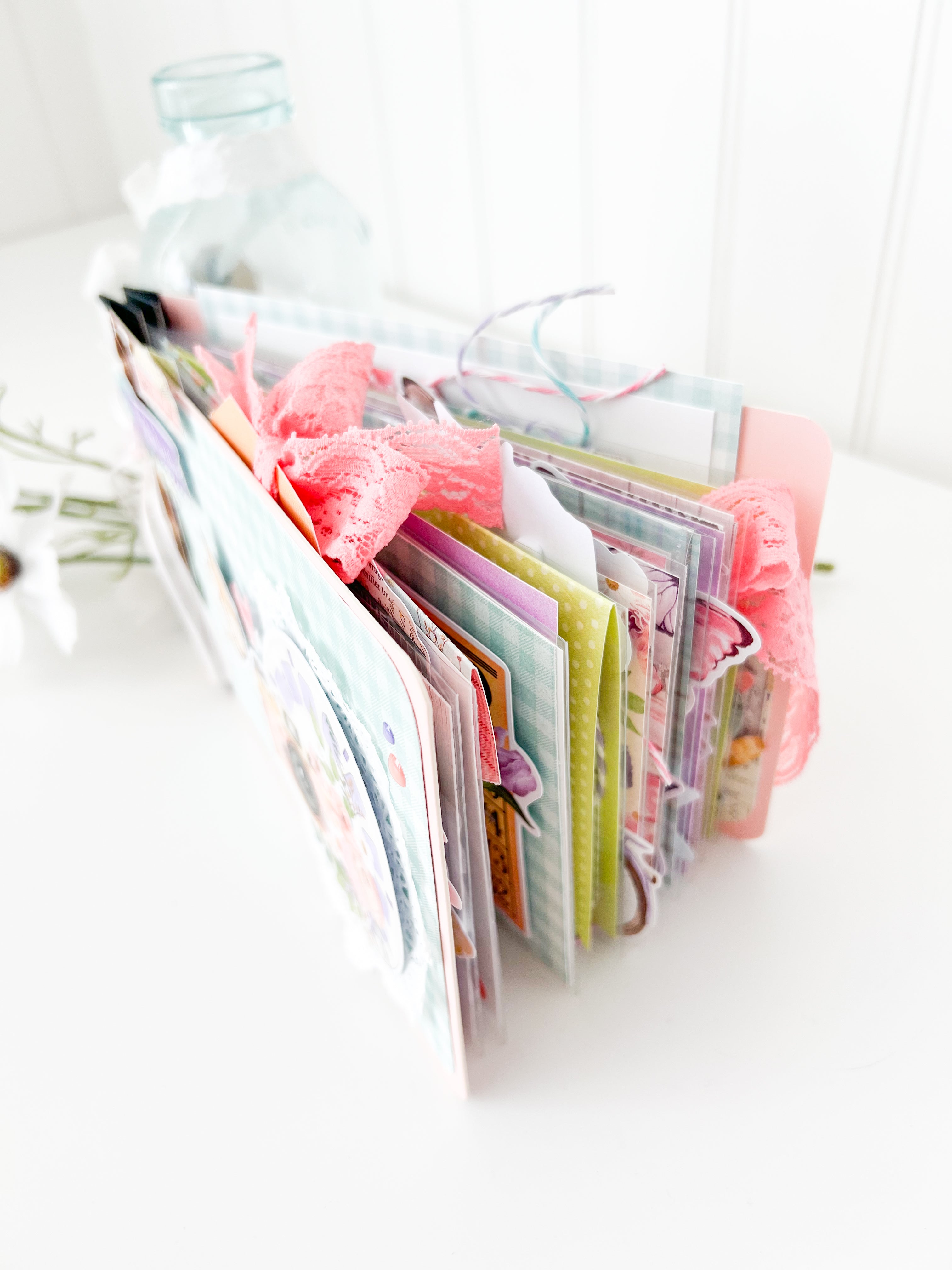 Simple Vintage Flower Shoppe 4x6 Flipbook Kit