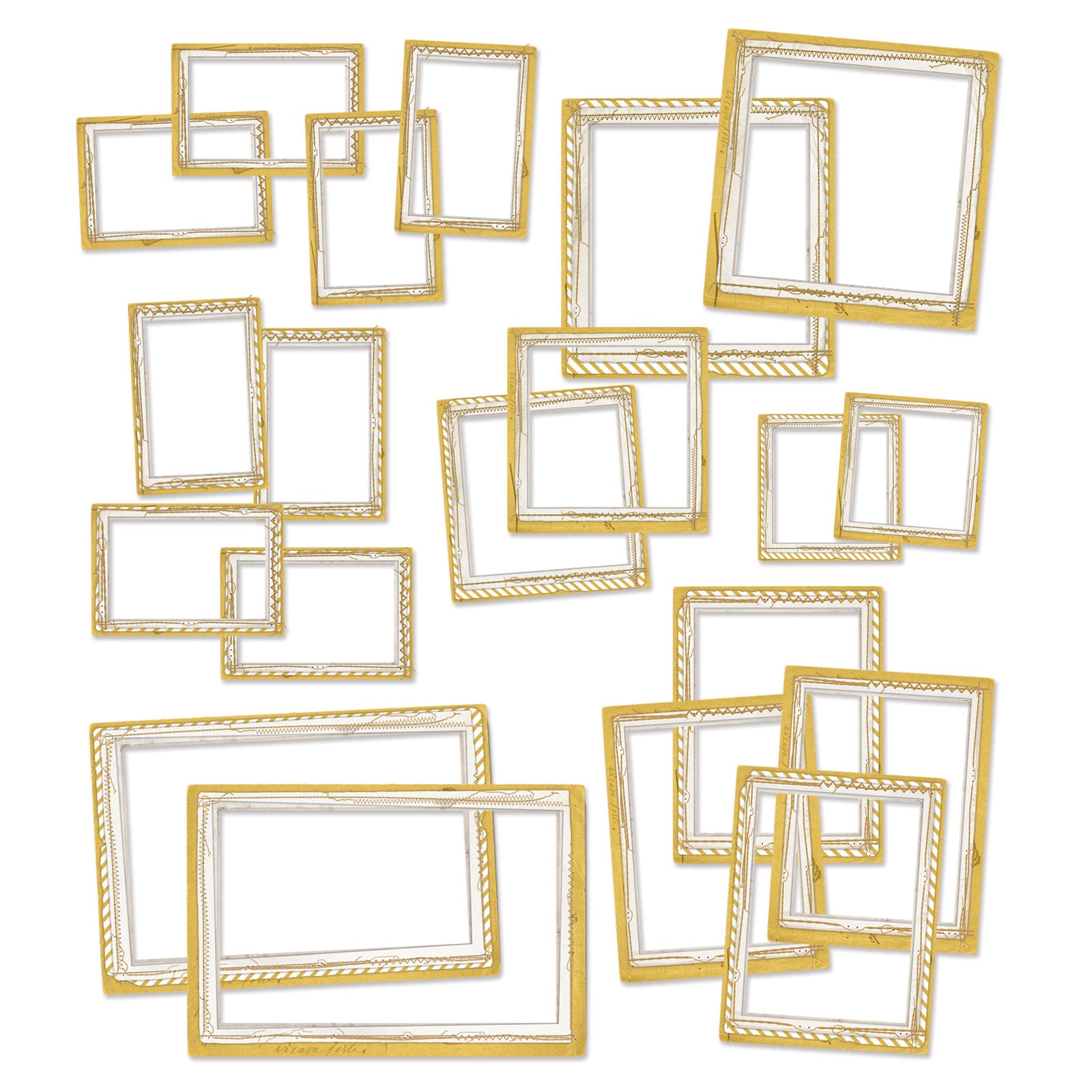 Color Swatch Ochre Frame Set